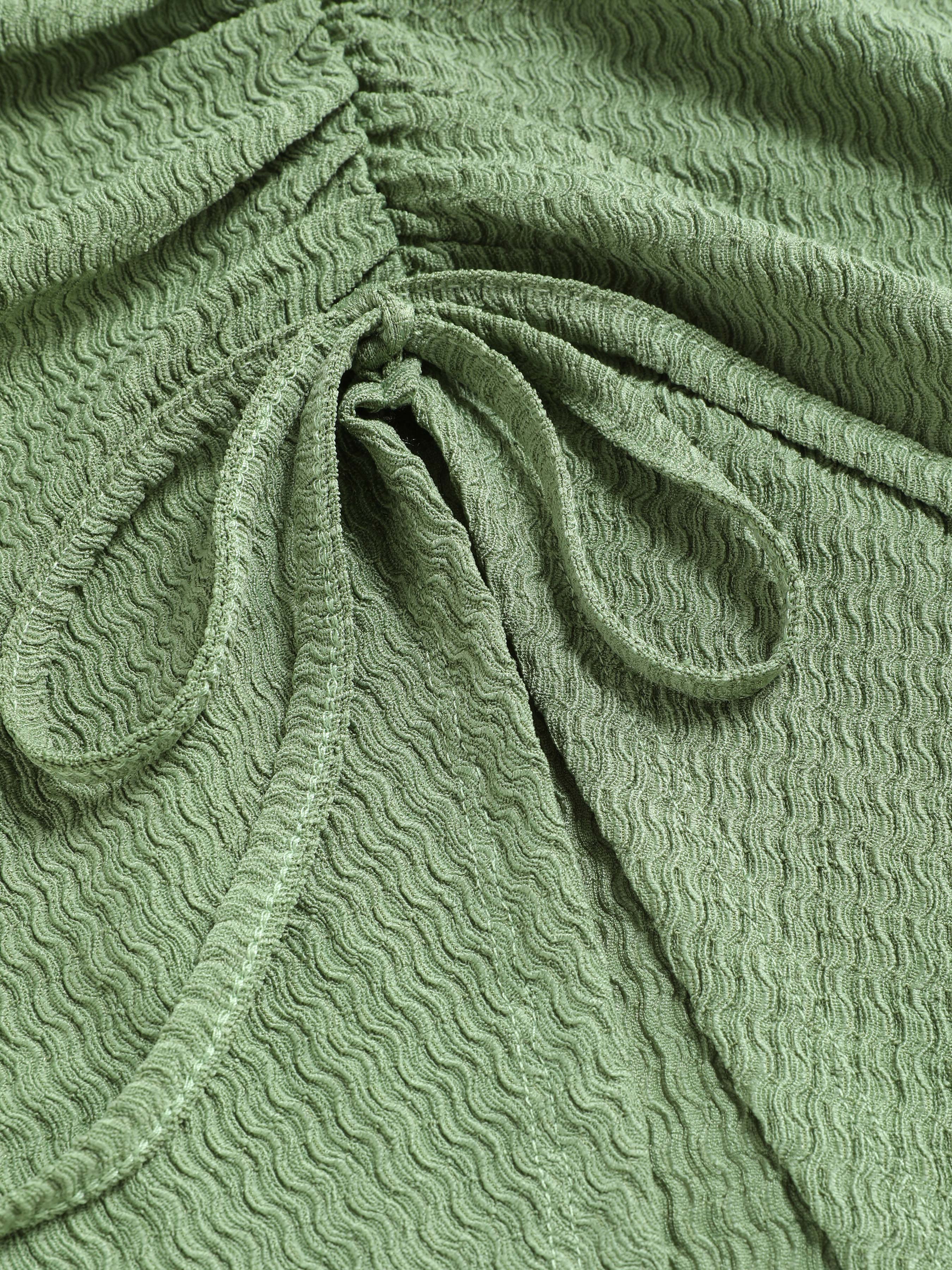 ●KHAKIPOINT● 25SS Ribbon Shirring Skirt ★送料/関税無料★ Cotton Poplin Shirring Skirt | Pasand by ne Quittez pas