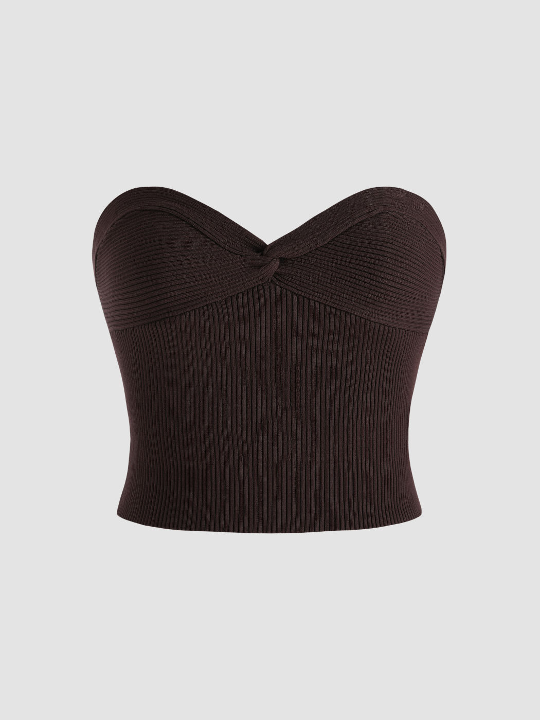 Solid Rib Twisted Tube Top For Exhibition Music Festival/Live House ...