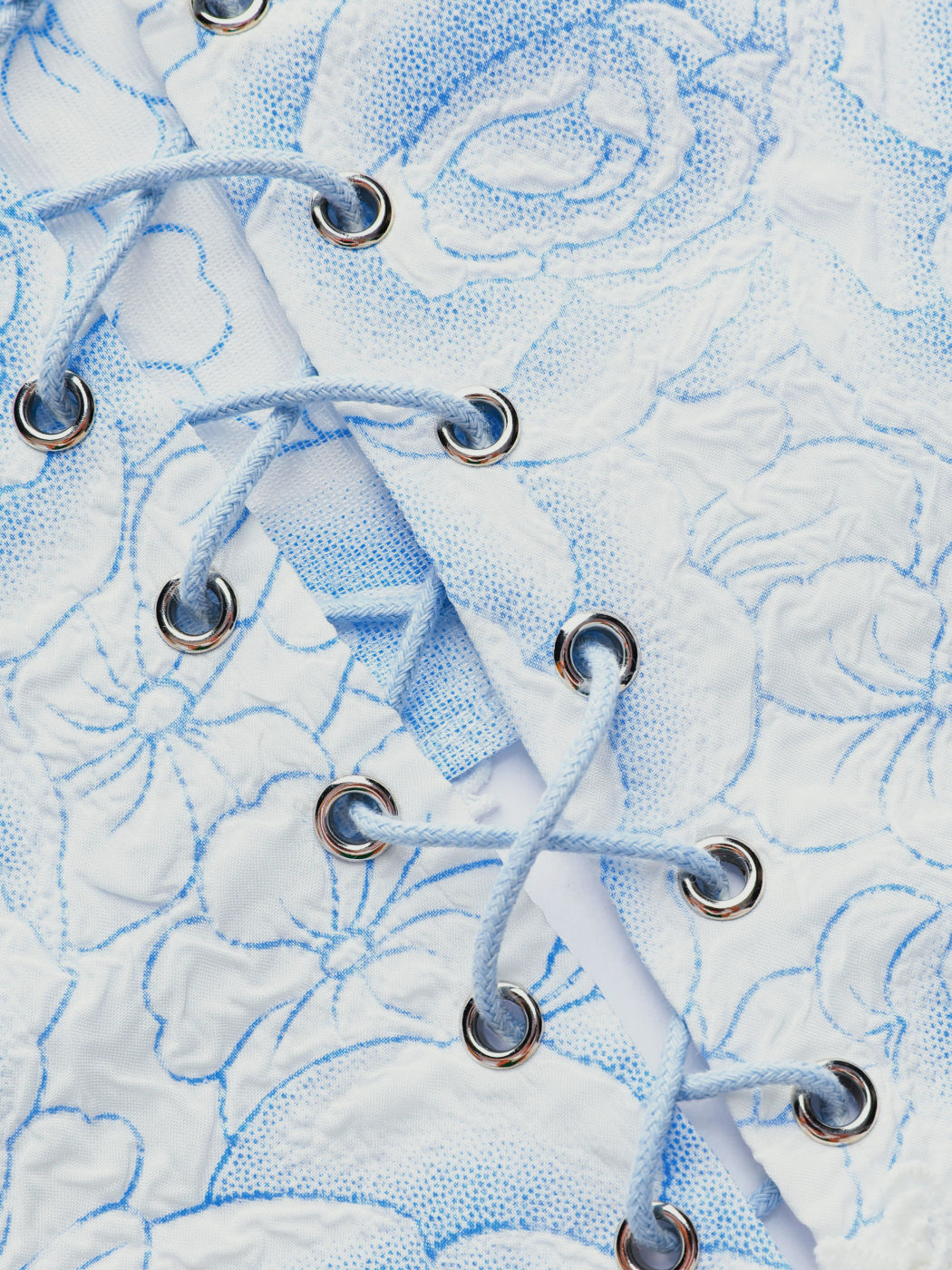  Blaue Rose Korsett Tank Top