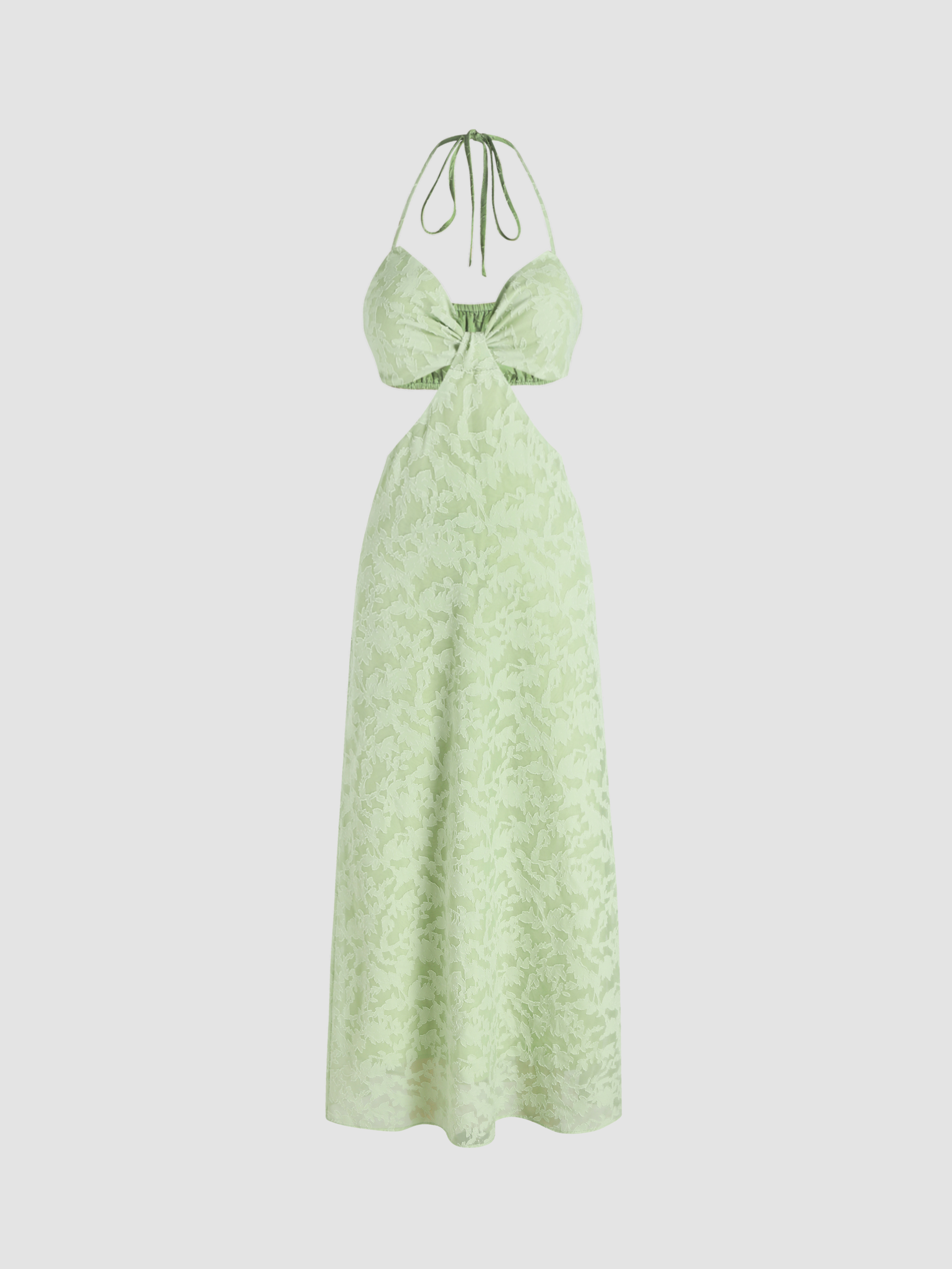 halter neck cut out