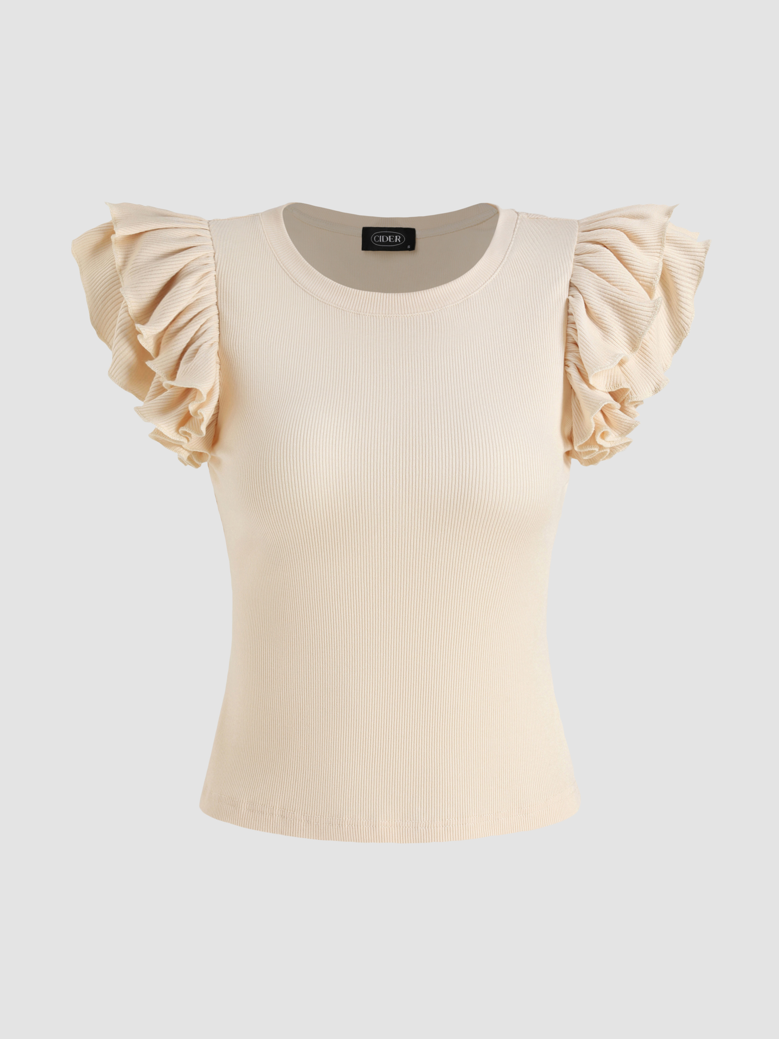 HOLIDAY（ホリデイ）の「SUPER RIB PUFF L/S TOPS (FLOWER