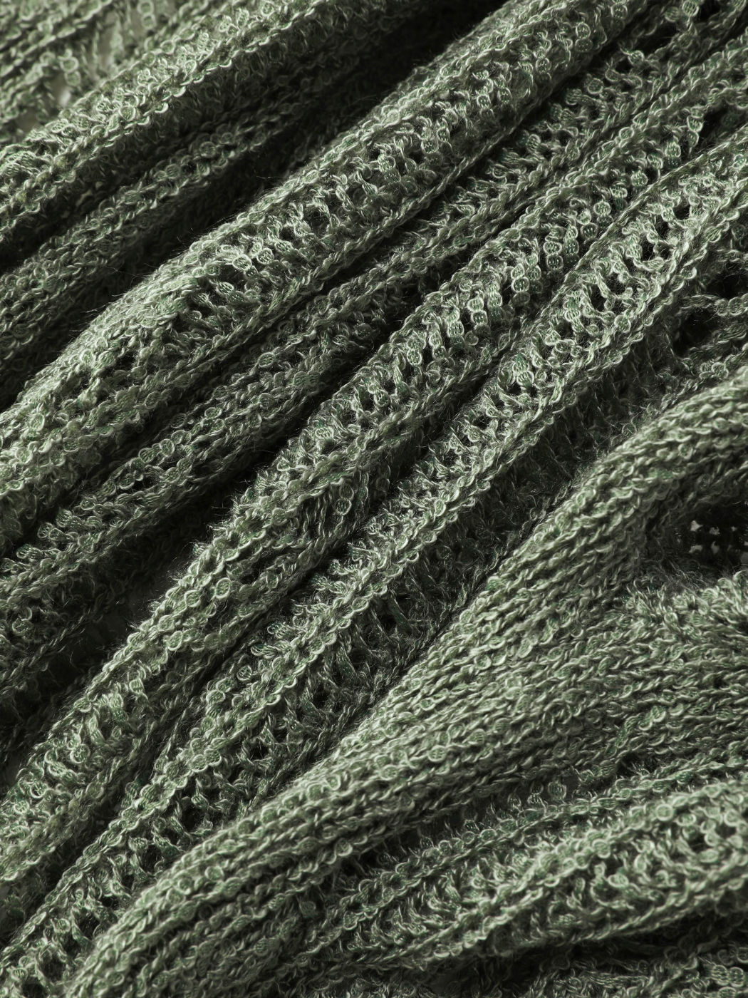 Fall Cardigan Knit Fabric Rib Knit Hollow Out Cardigan For Daily Casual