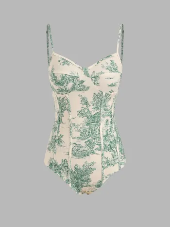 Toile de Jouy Bodysuit