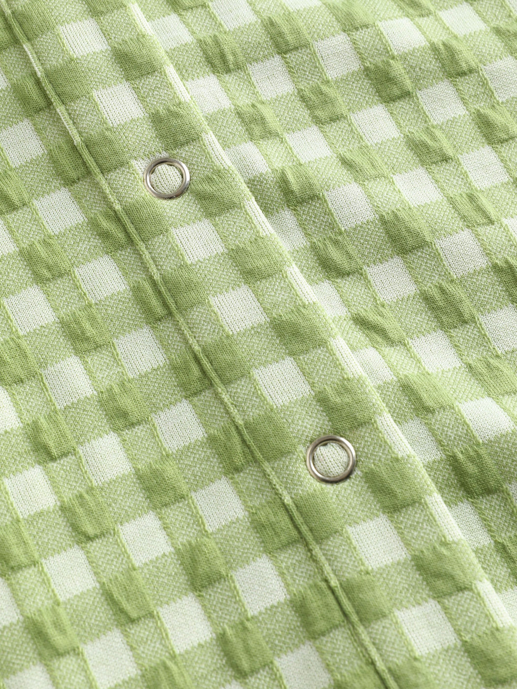 Figurbetontes Midikleid mit Karomuster