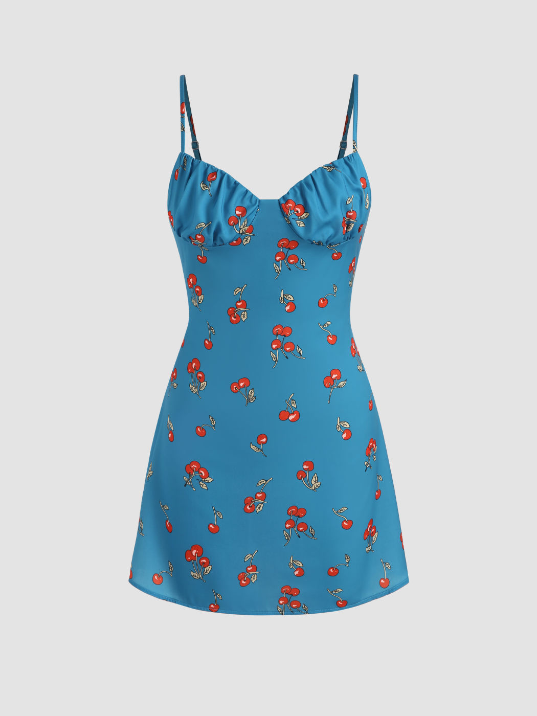 Cherry Print Mini Dress