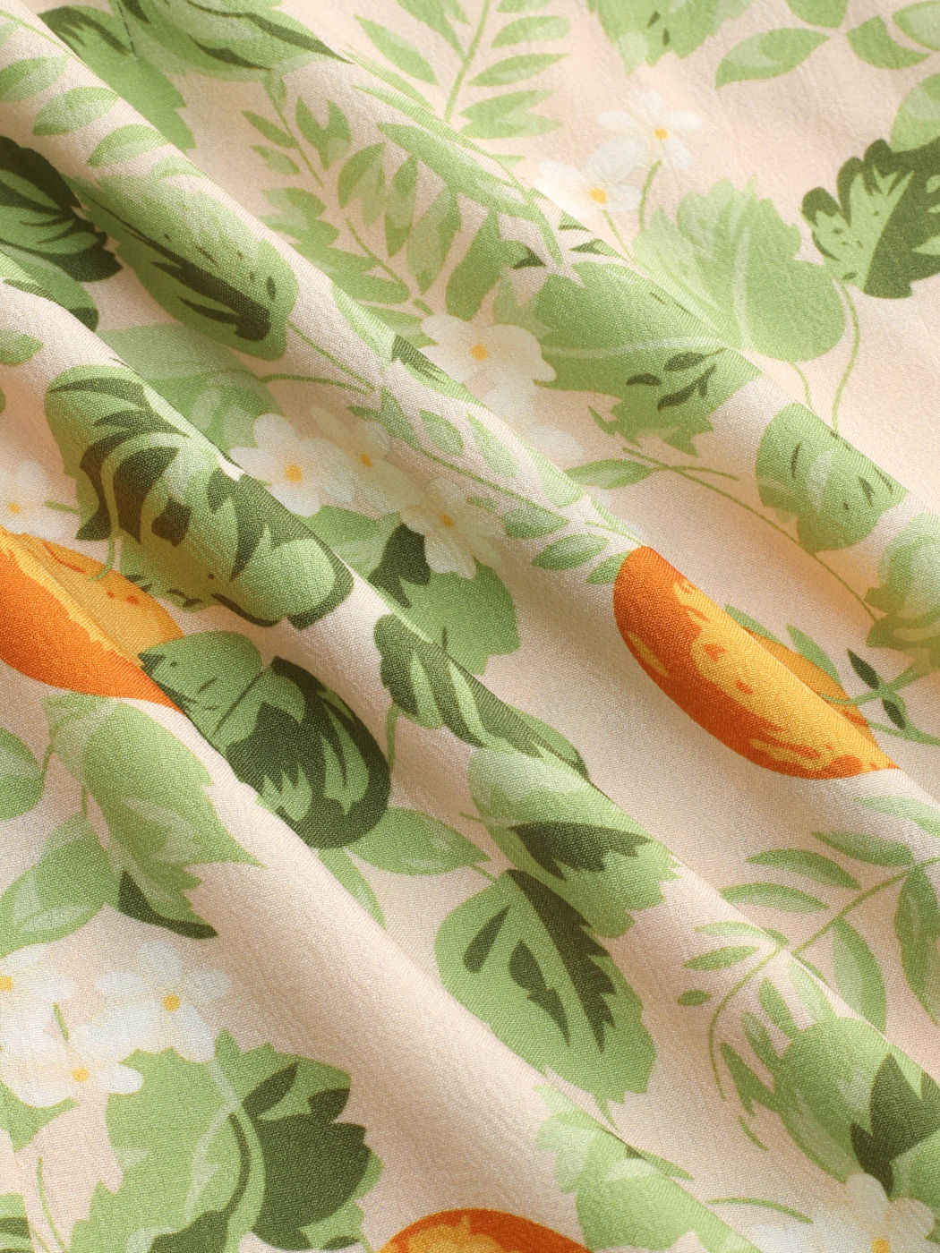 Mini-Cut-Out-Kleid mit Obst-Print