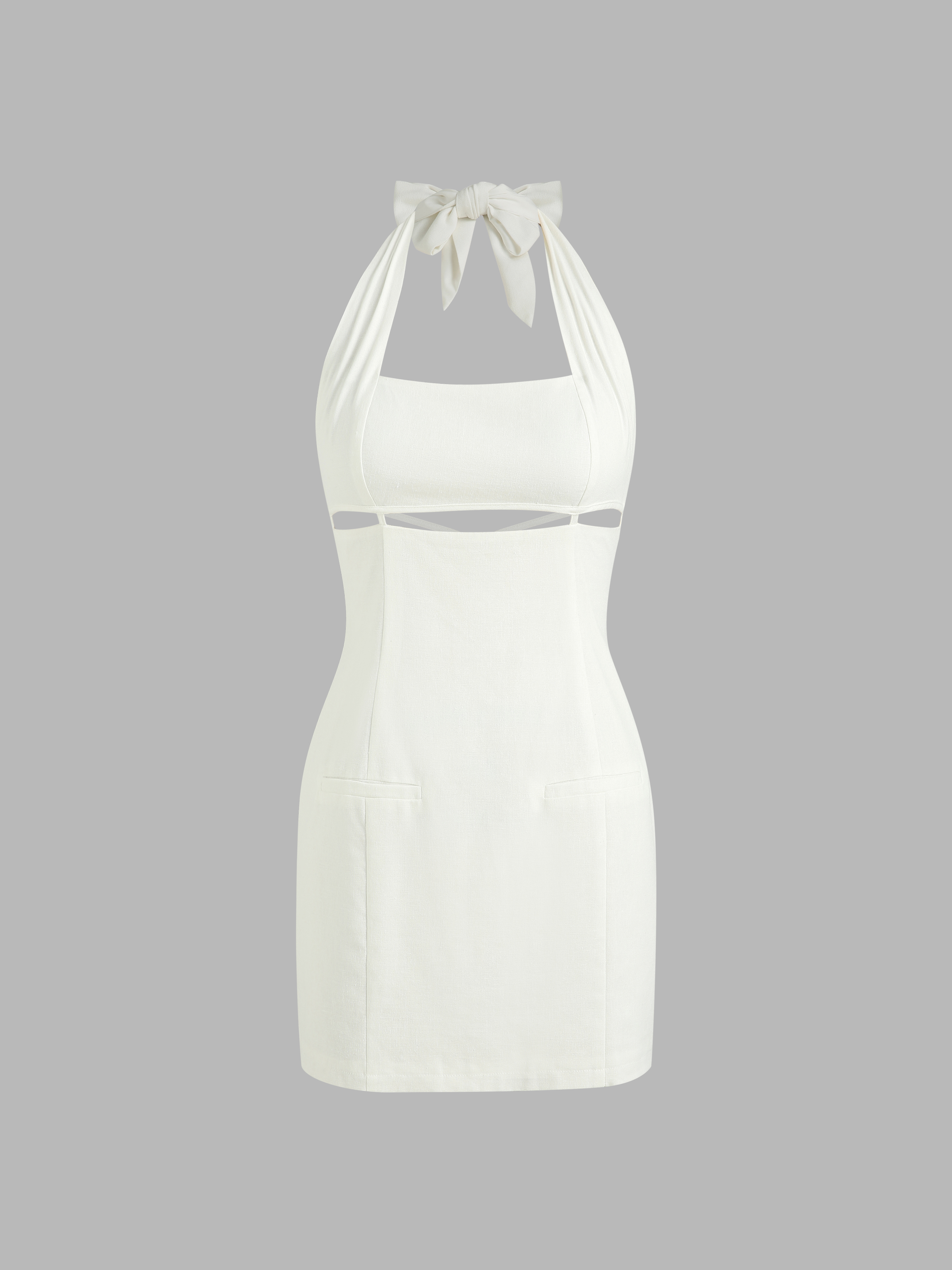 Backless Cut Out Mini Dress Cider