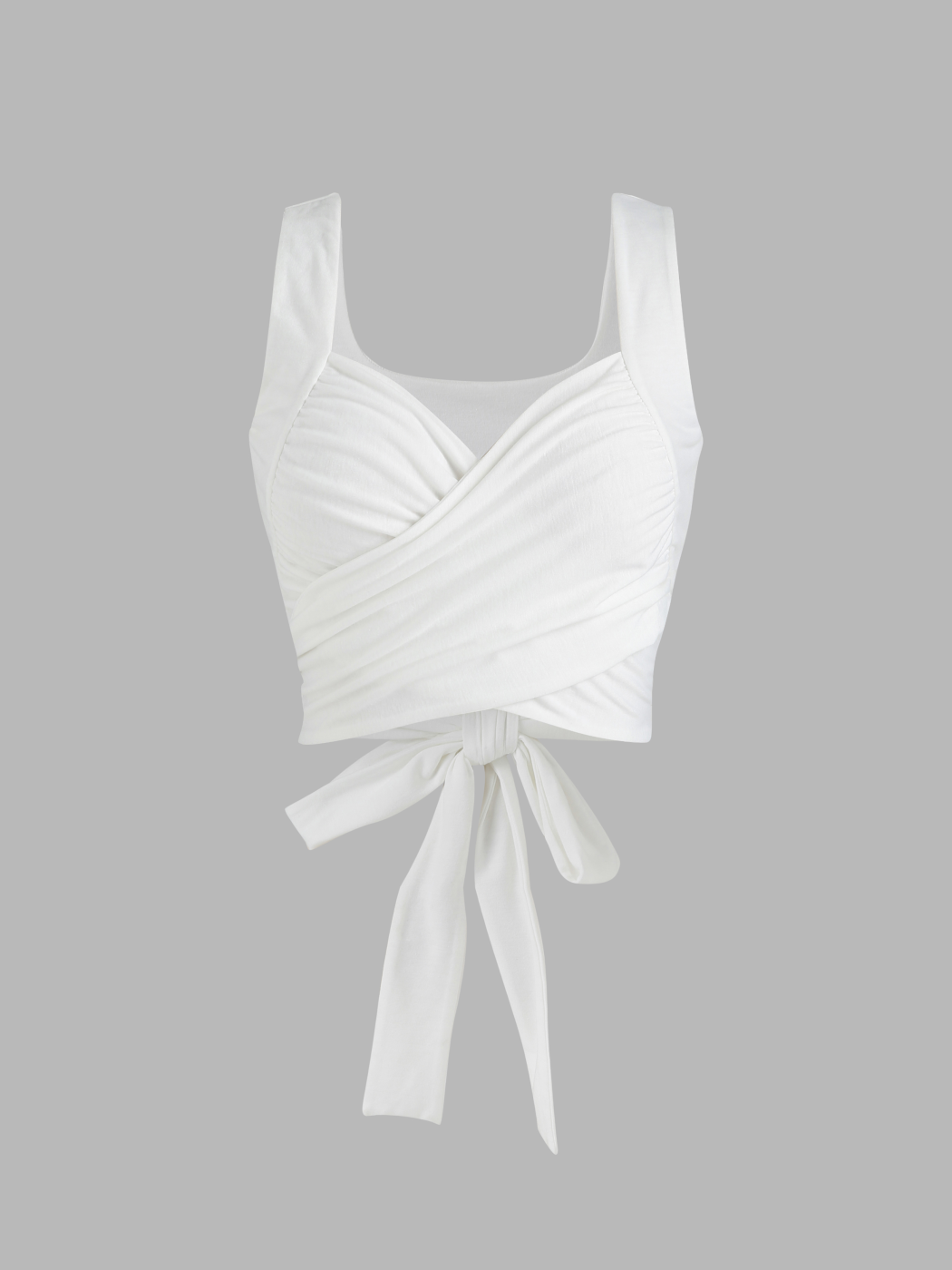 2 Pack Cross Wrap Front Tie Back Tank Top