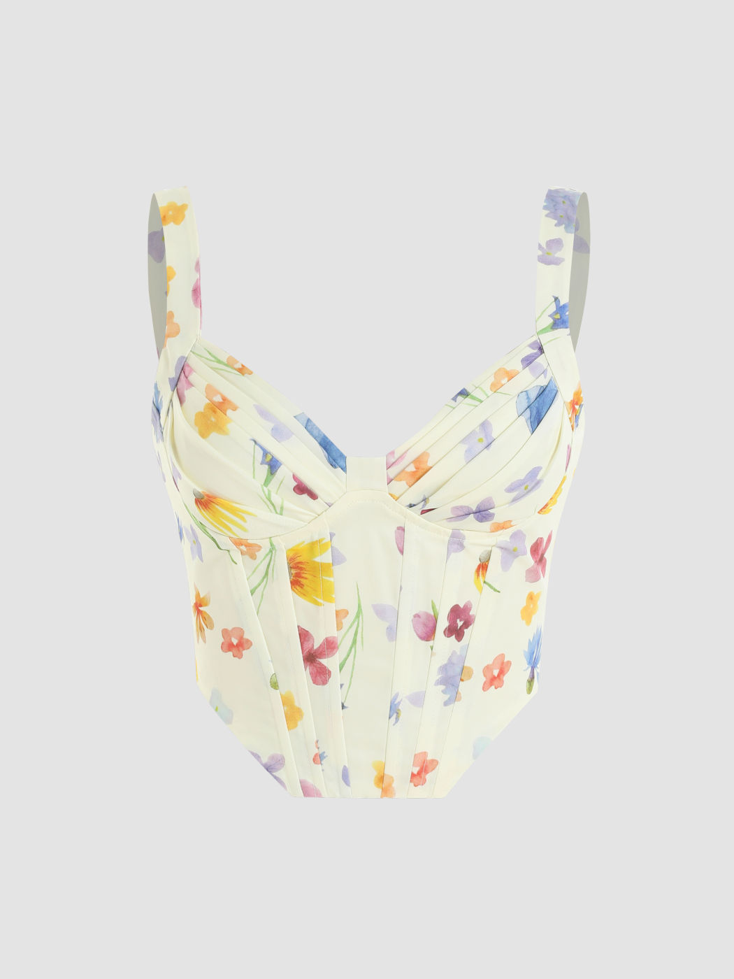 Fresh Flowers Corset Tank Top