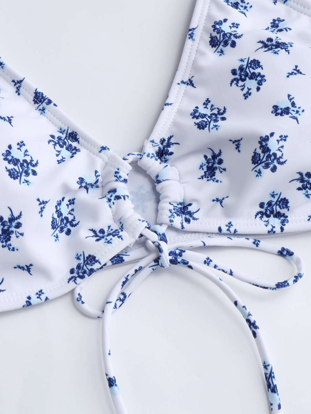 Cut High Bottoms | Blue Ditsy Floral