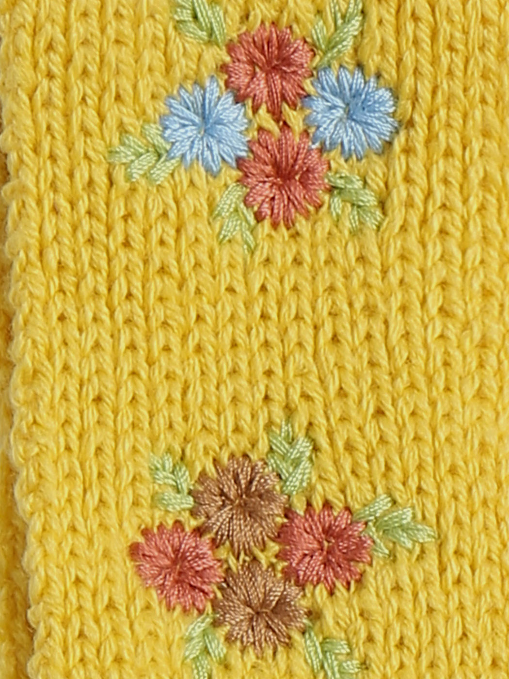 Stricken Sie Blumen-Tank-Top