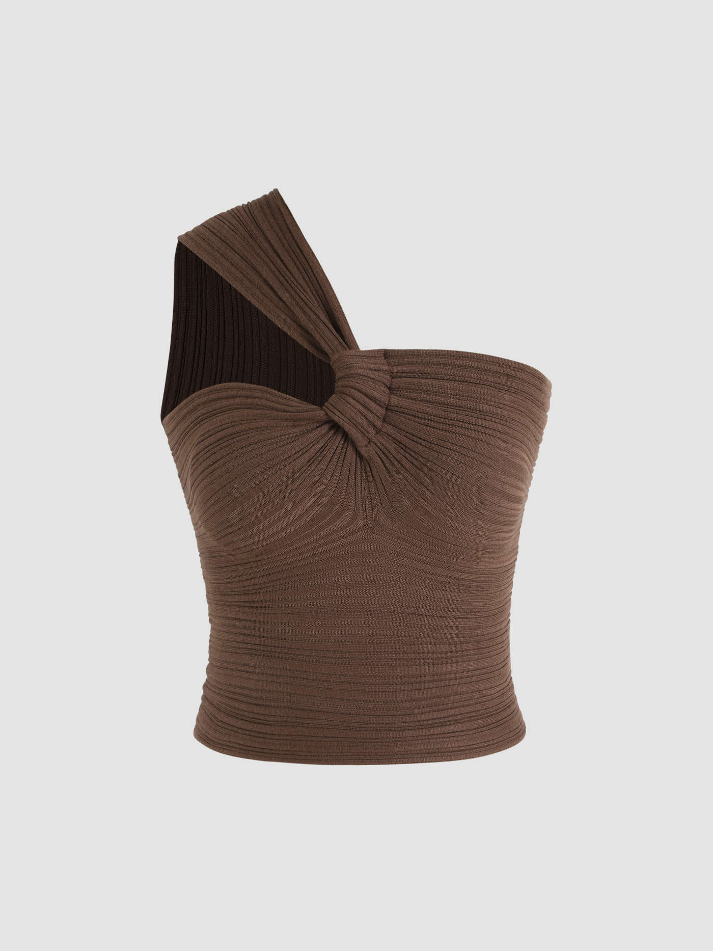 Espresso Martini One Shoulder Crop Top