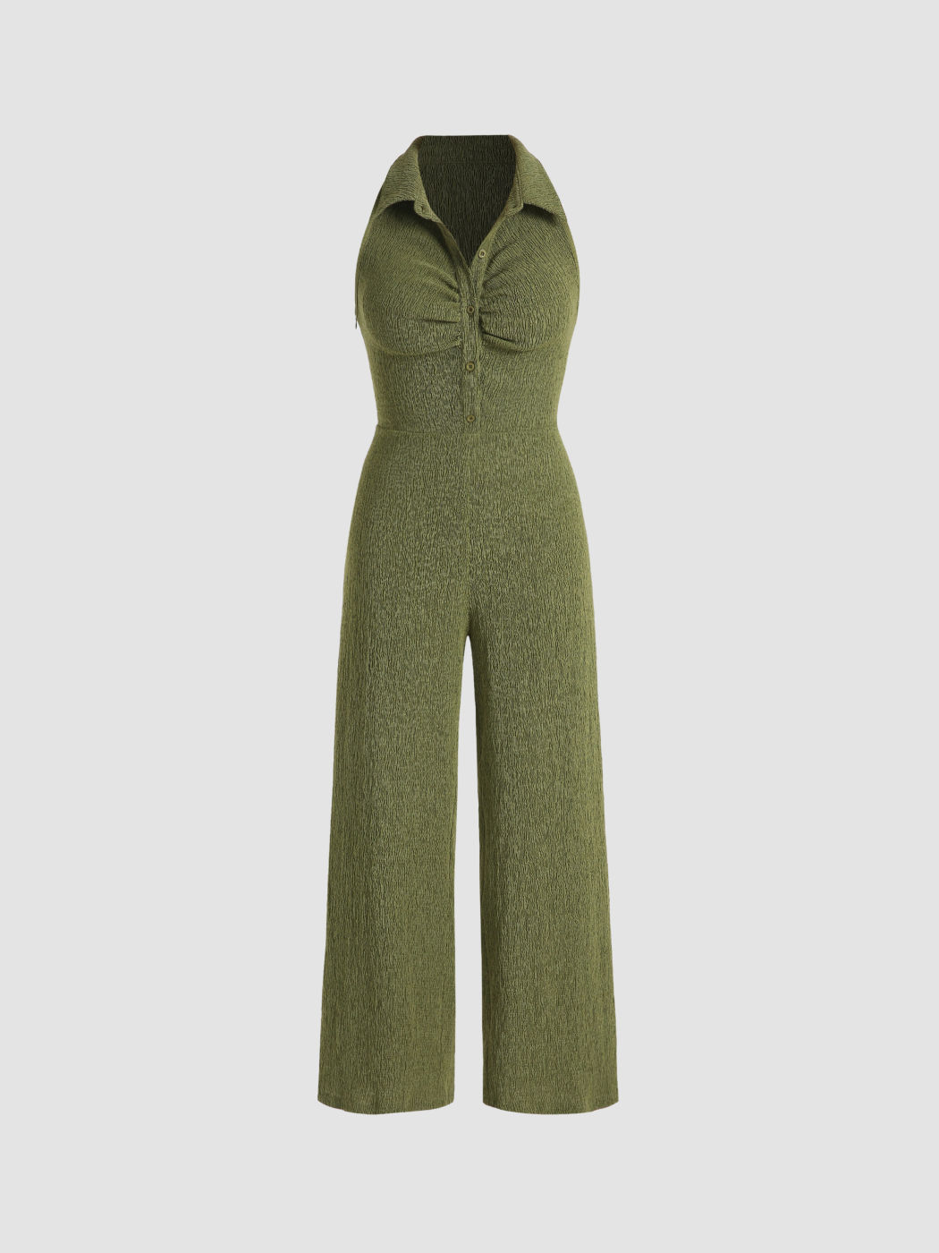 Overall mit festem Texturkragen