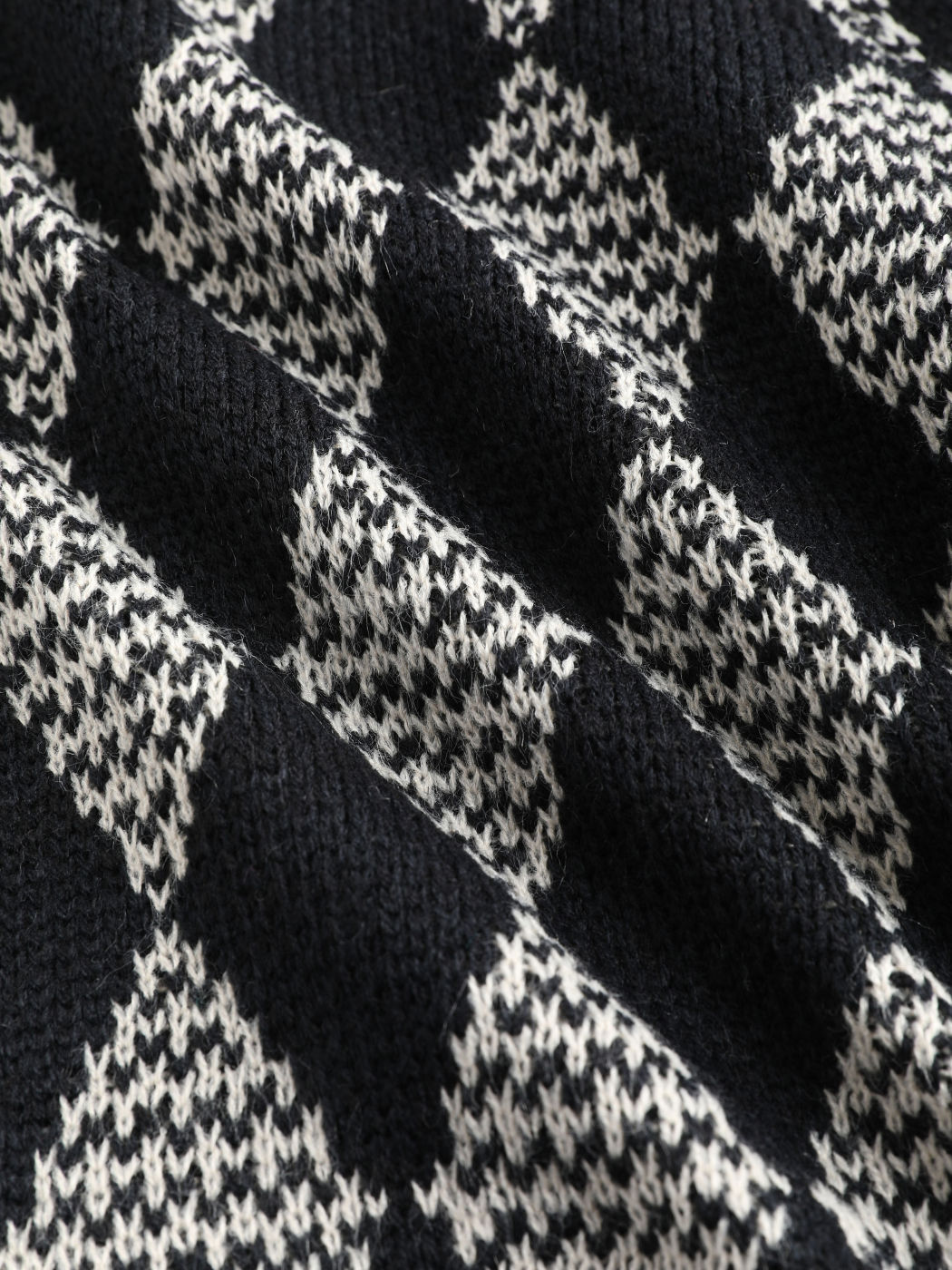 Strickhose mit Argyle-Muster