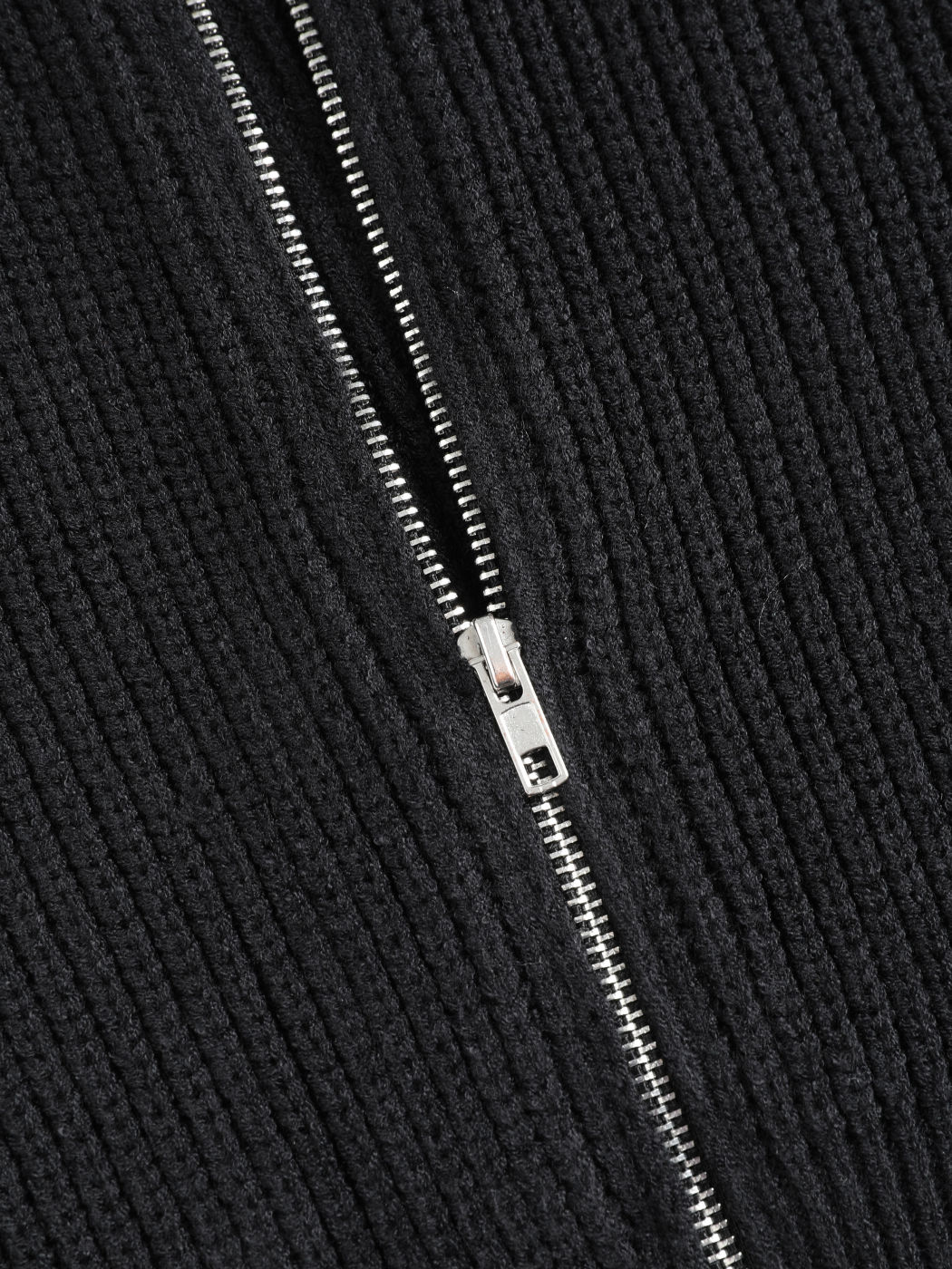 Ripped Trim Solid Cardigan