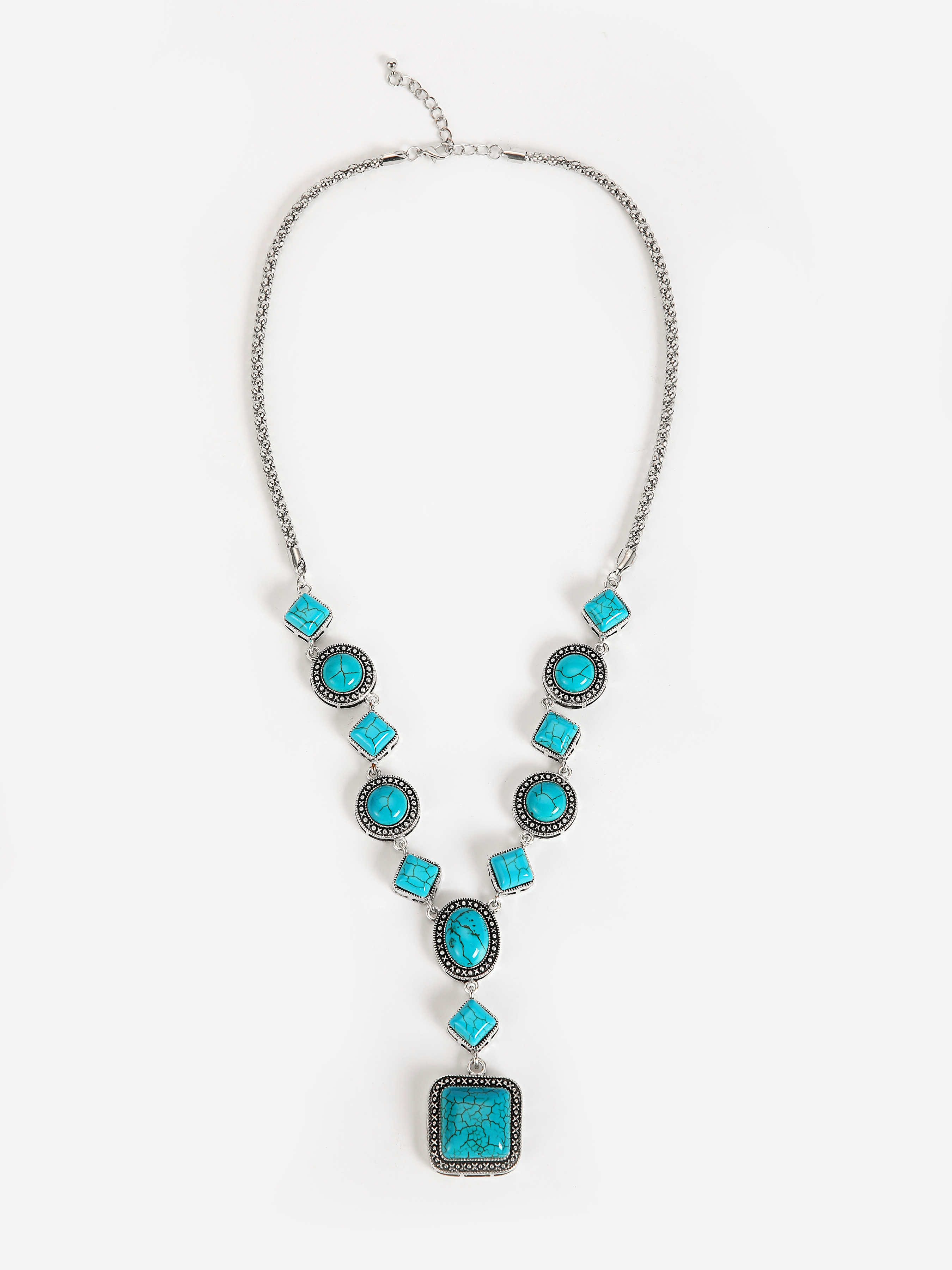 Turquoise Decor Necklace - Cider