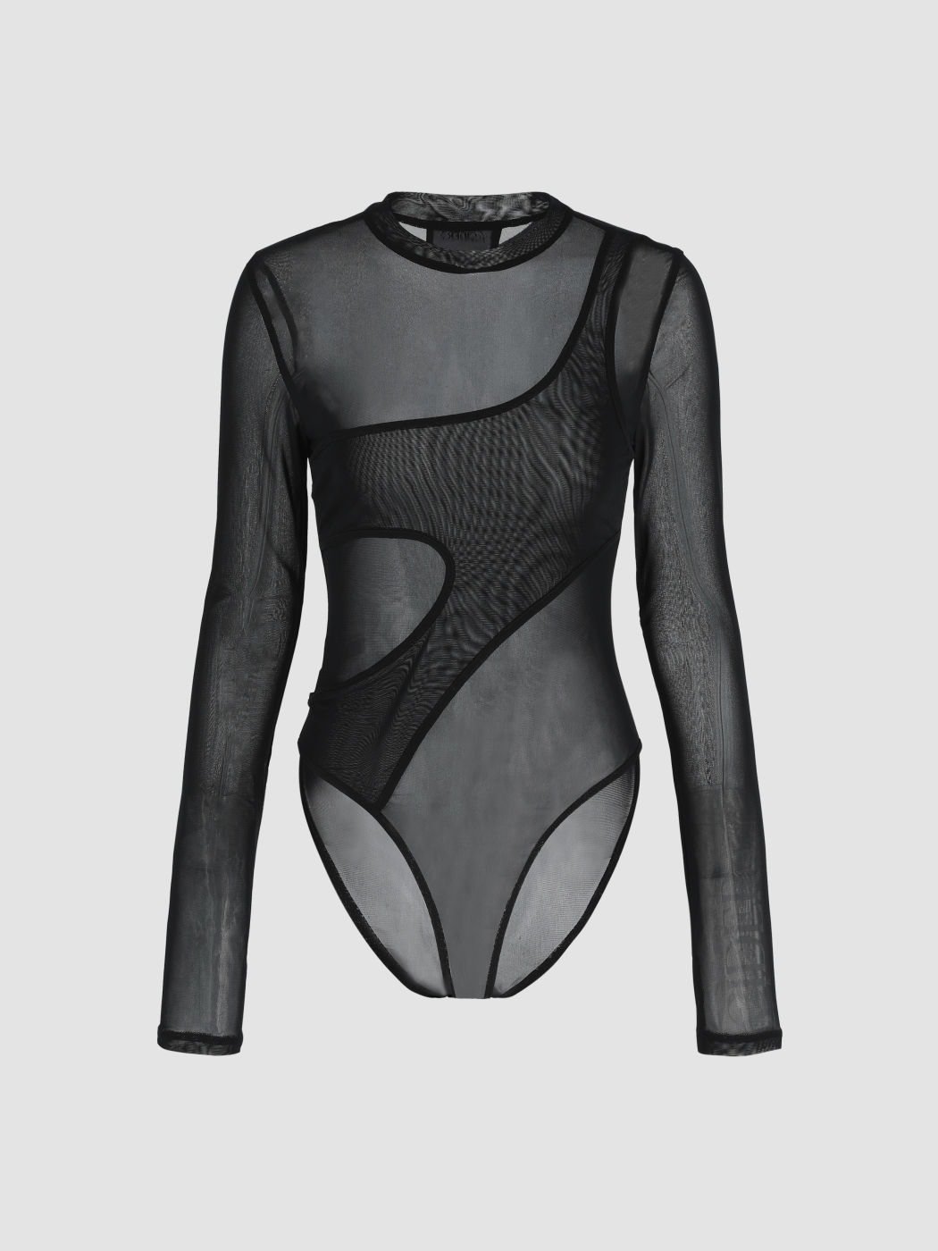 Doppellagiger Mesh-Bodysuit