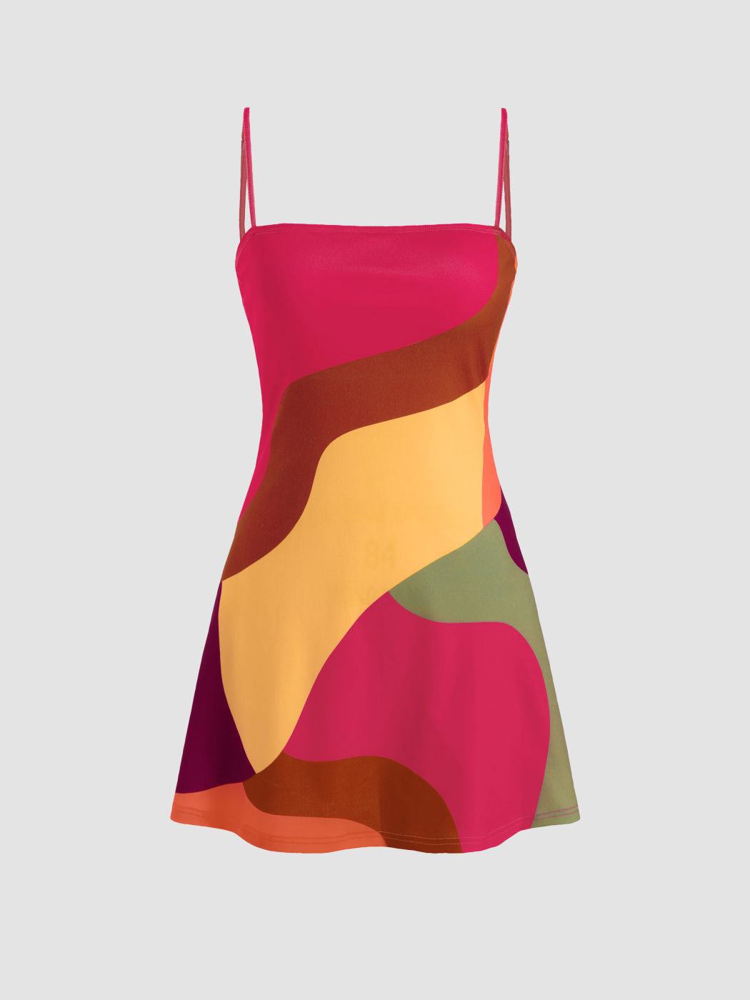 Patchwork Cami-Minikleid