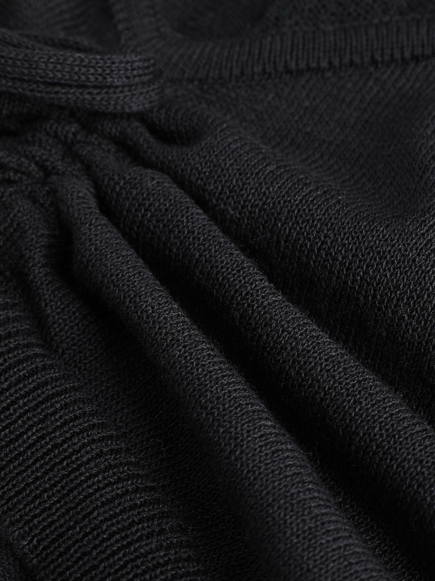 Solid Ruched Sweater