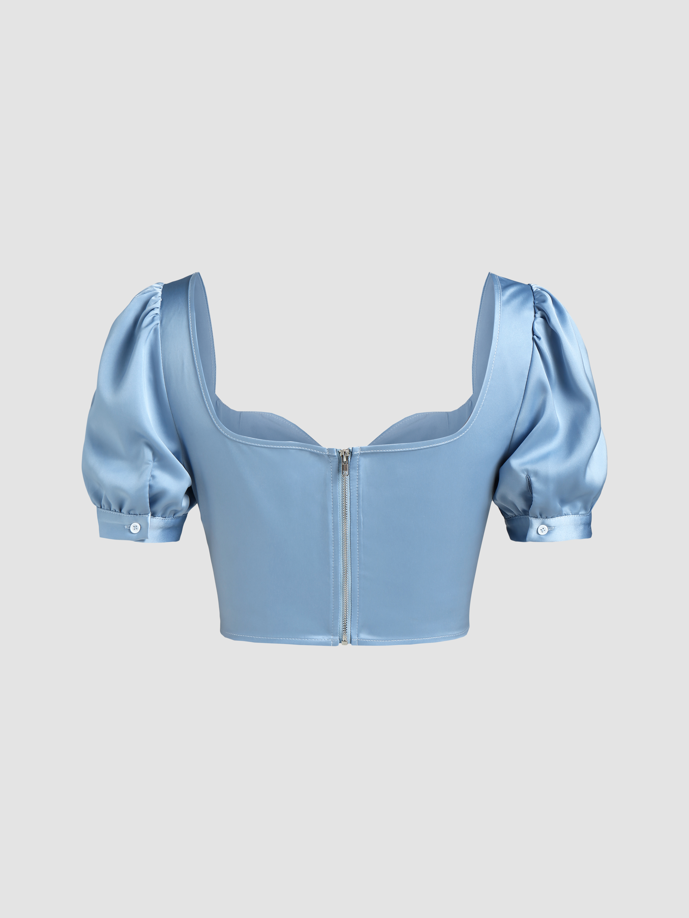 CLANE（クラネ）の「CLANE/クラネ/BALLON SHEER PUFF TOPS