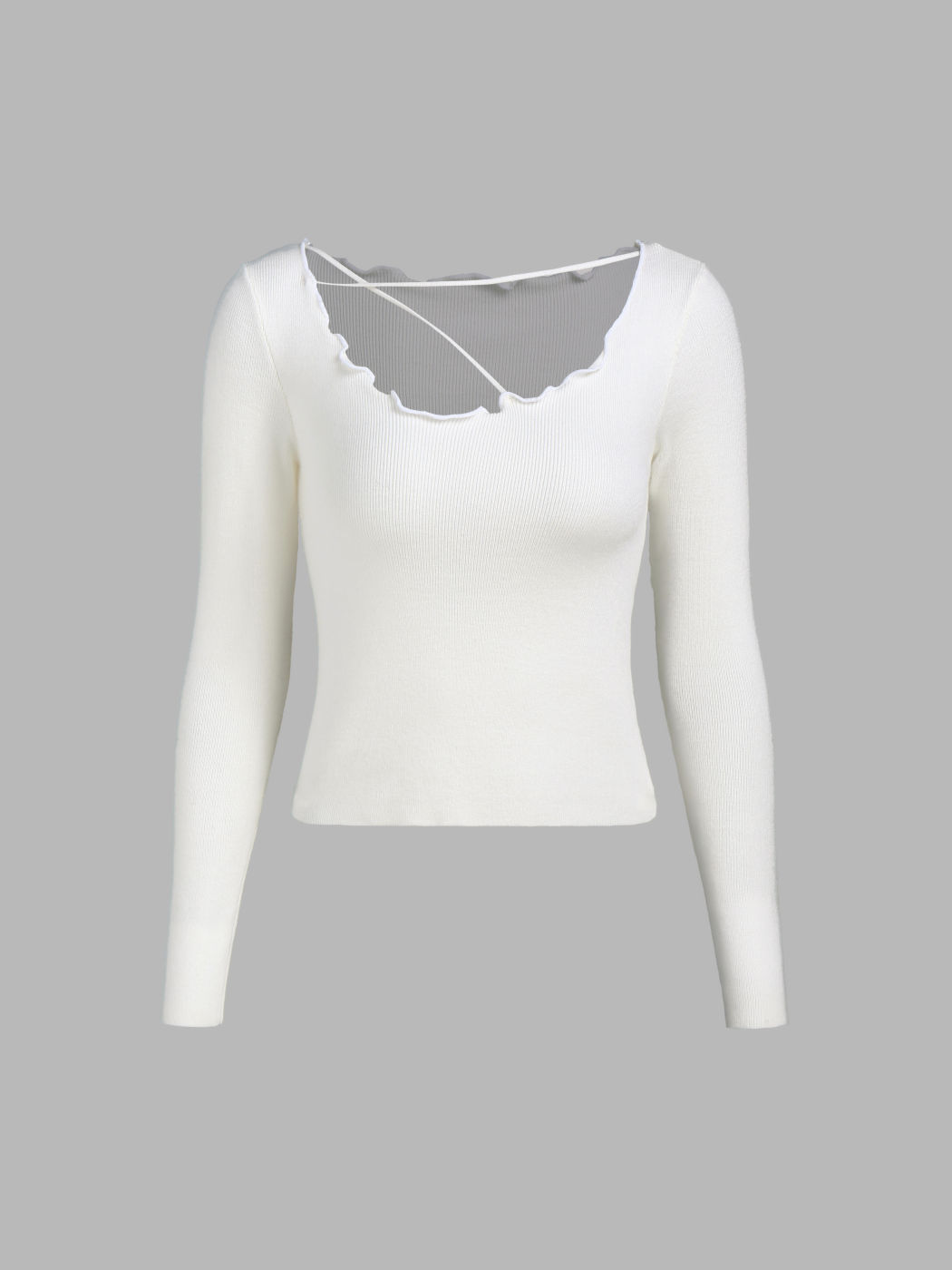 Lettuce Trim Knit Top