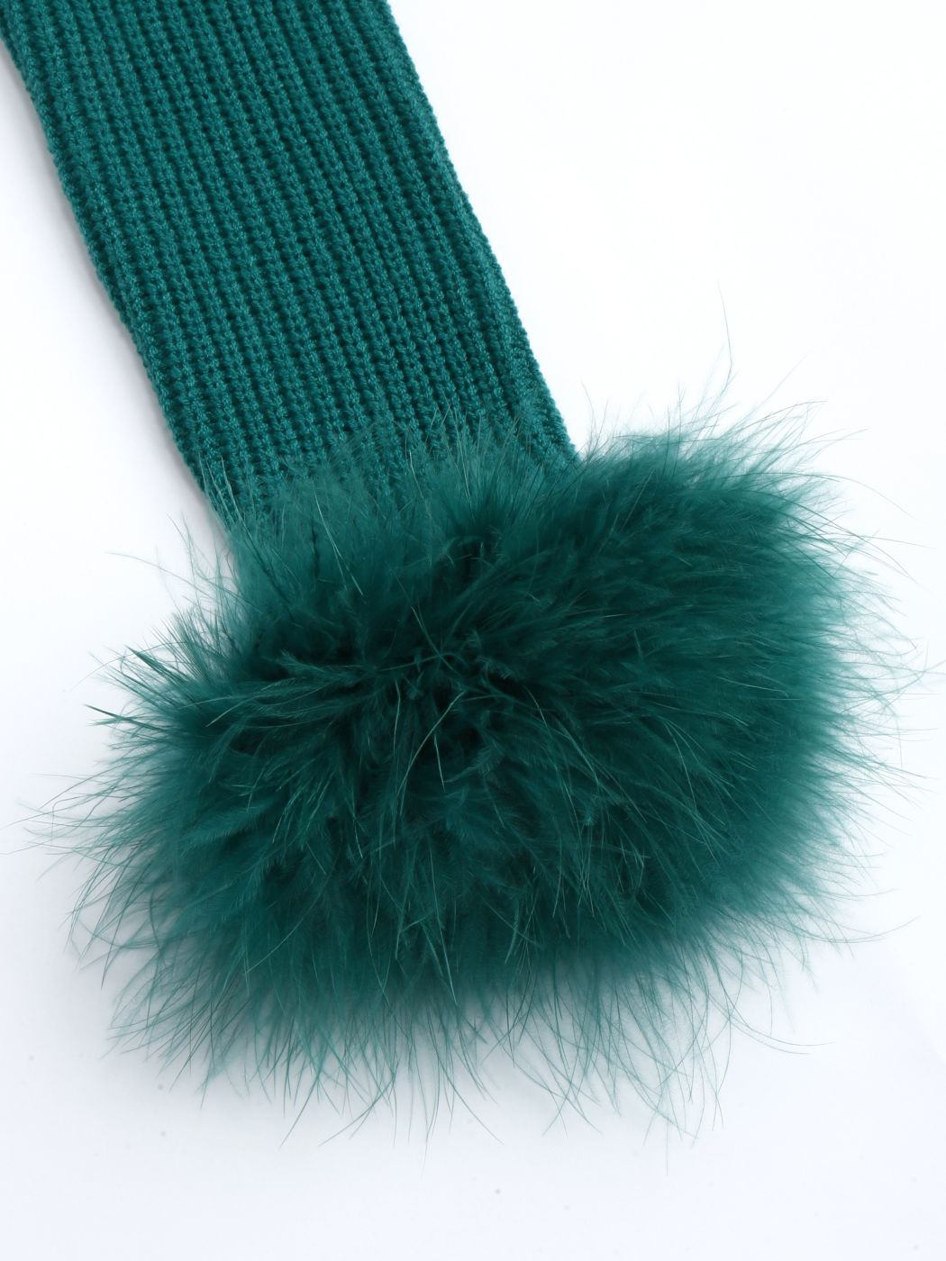Fuzzy Cut Out Strickoberteil