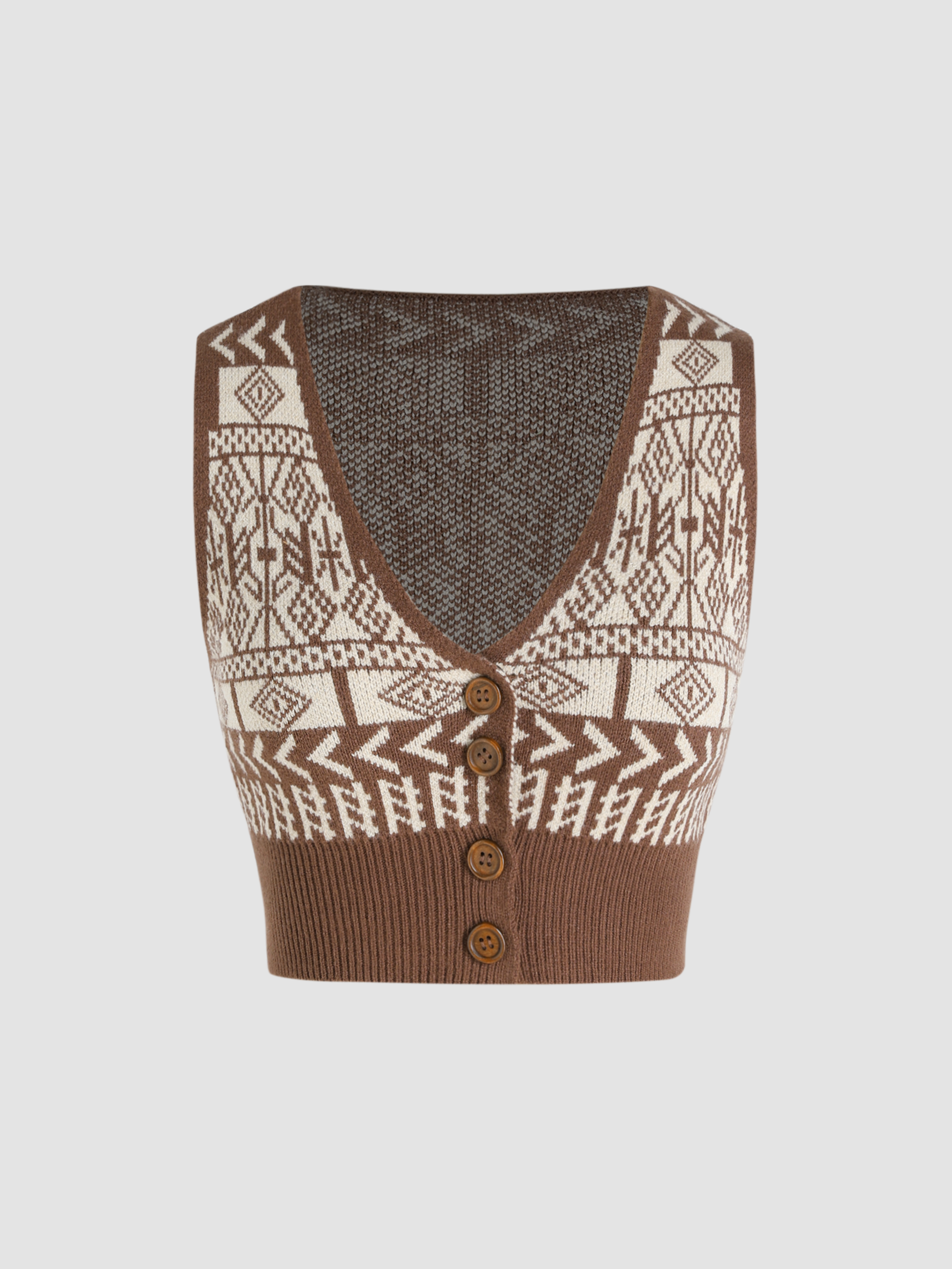 Retro Sweater Vest Cider