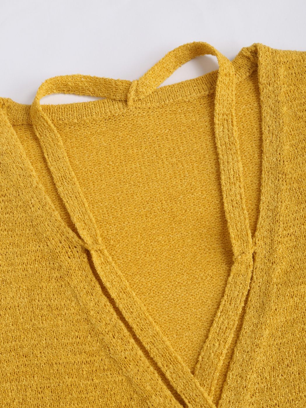  Sedona Sunshine Wickelbluse mit langen Ärmeln