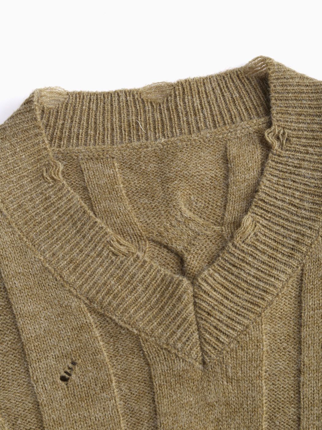 Kurzer Pullover mit Hafermilchlatte