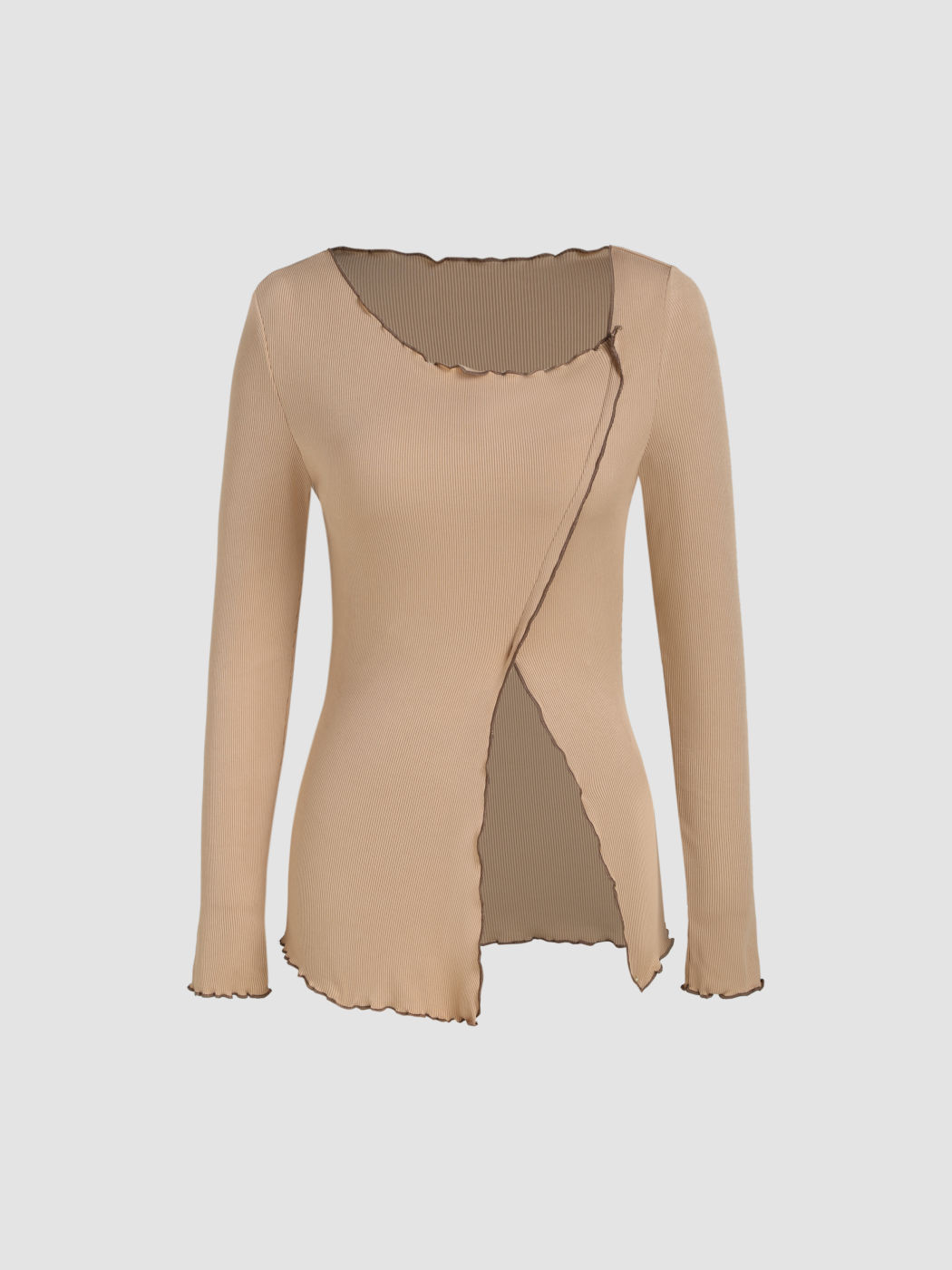  Rib Cross Solid Top