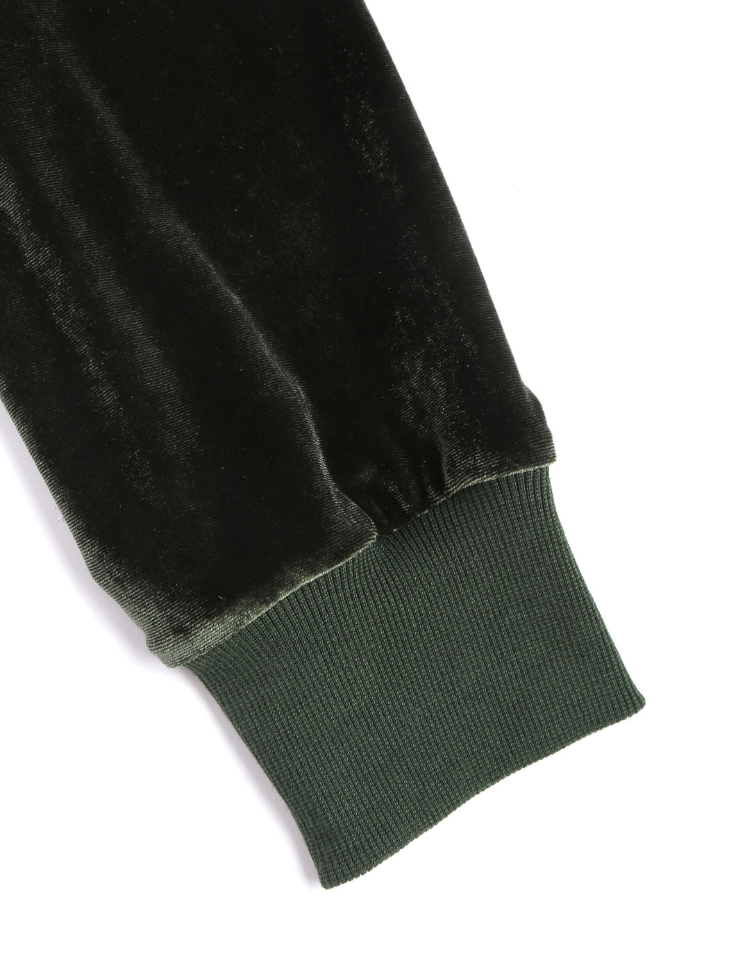  Zweiteiliges Samt Crop Top mit Ausschnitt