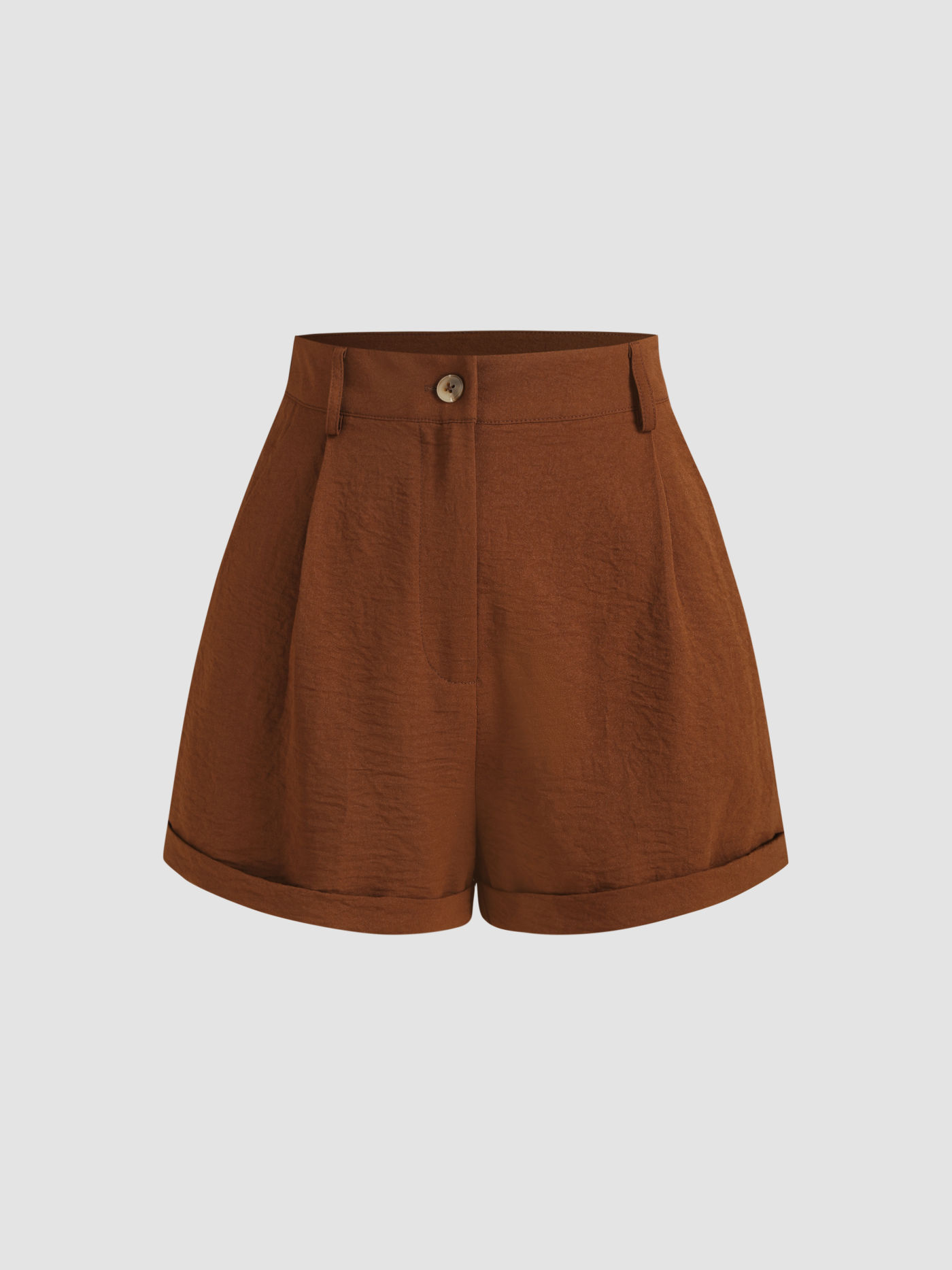Mini pantaloncini pieghettati tascabili pieghettati
