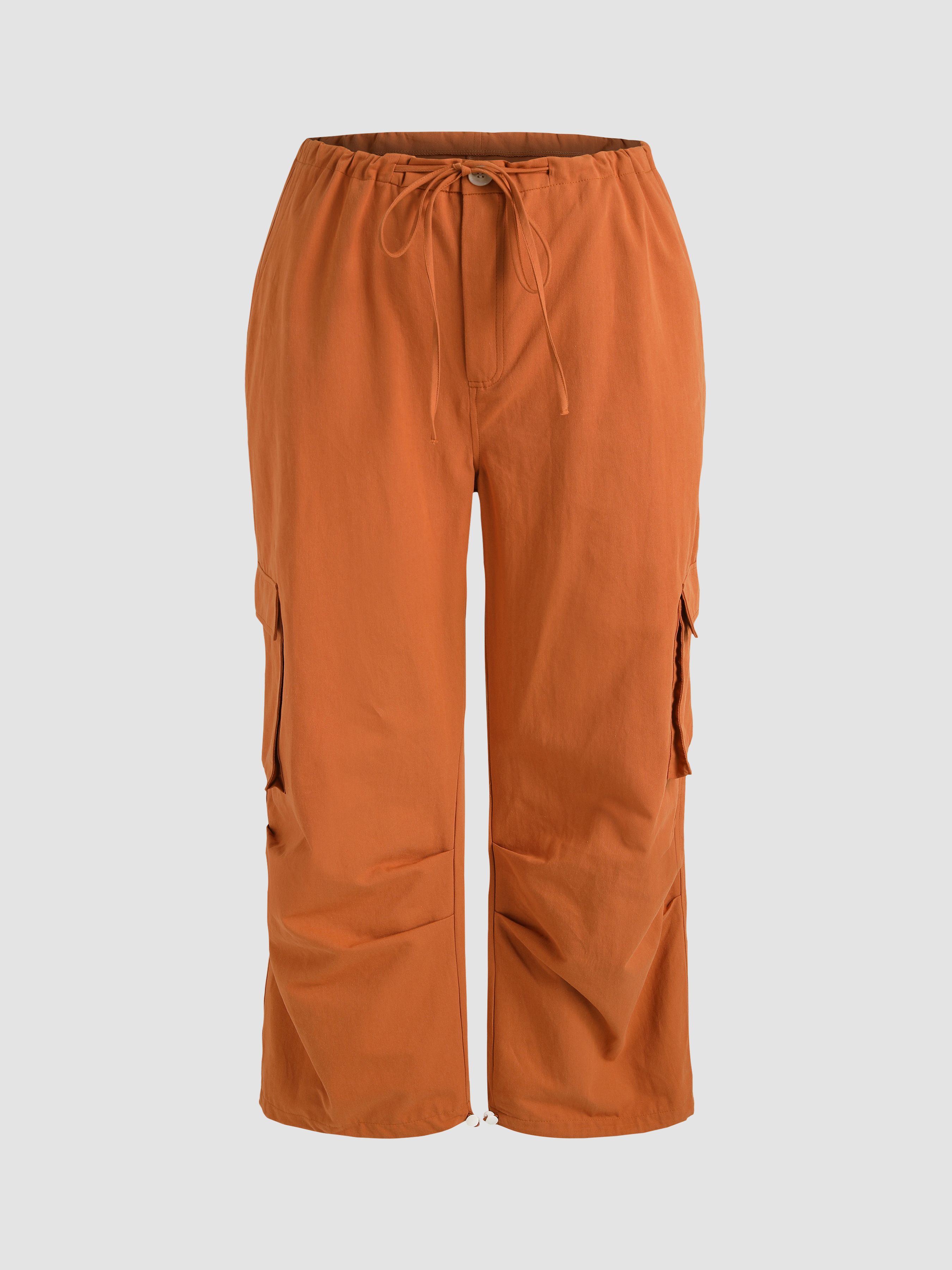 Curve & Plus Sun Glow LowRise Parachute Pants Cider