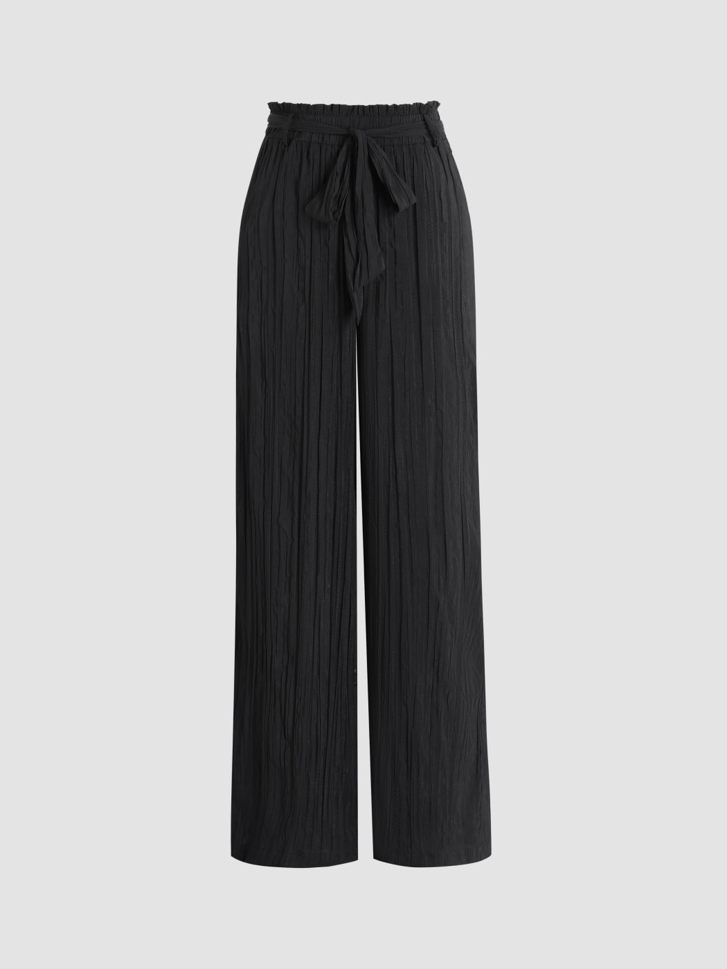  Geknitterte einfarbige geknotete Hosen