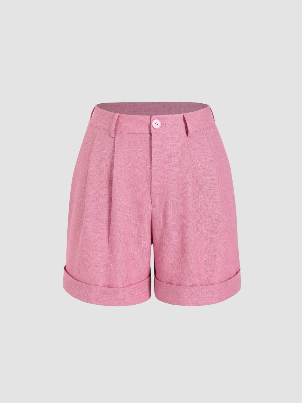Solid Midi Shorts Curve & Plus