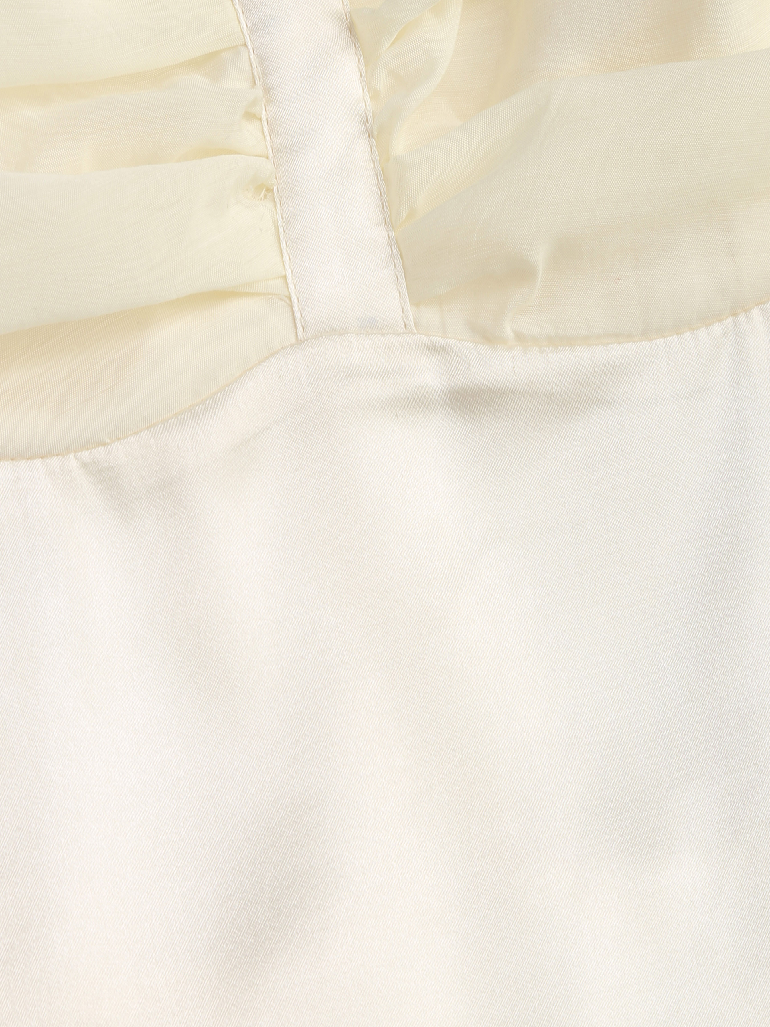 Solid Corset Long Sleeve Organza Mini 