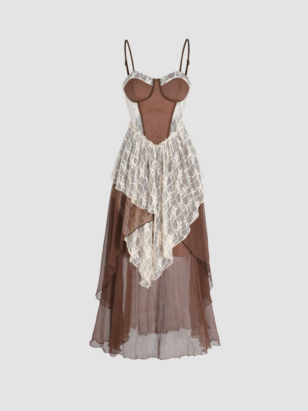 Nature's Balance Corset Maxi Dress