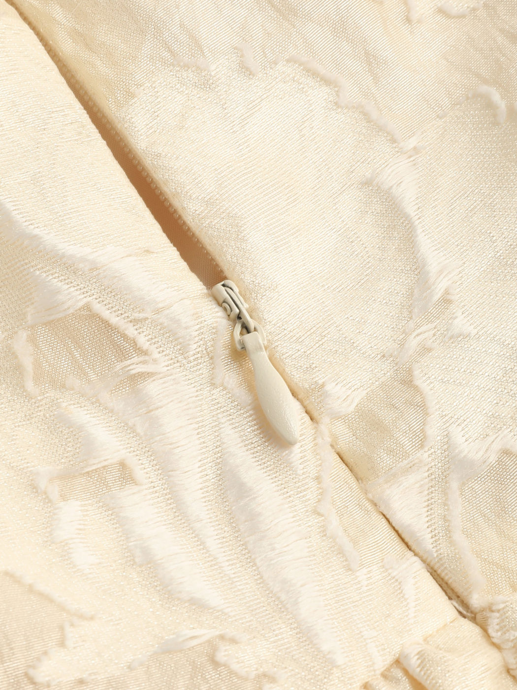 Geblümtes Jacquard-Halter-Minikleid mit Lagen