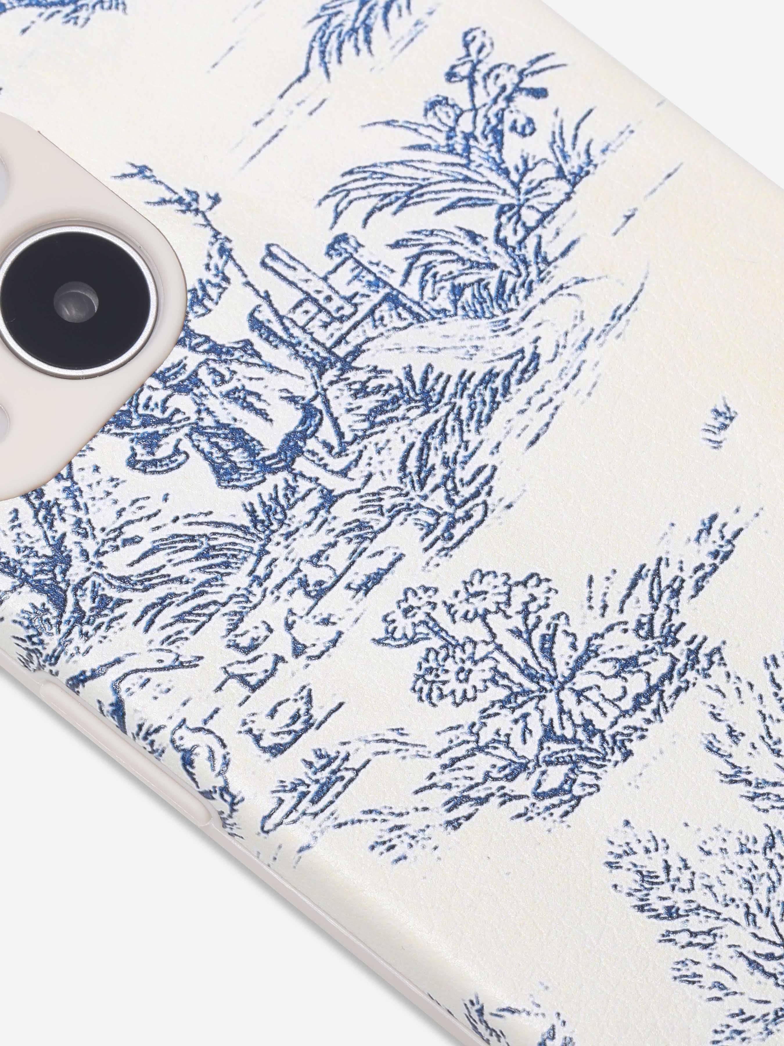 Toile de Jouy Inspired Phone Case Cider