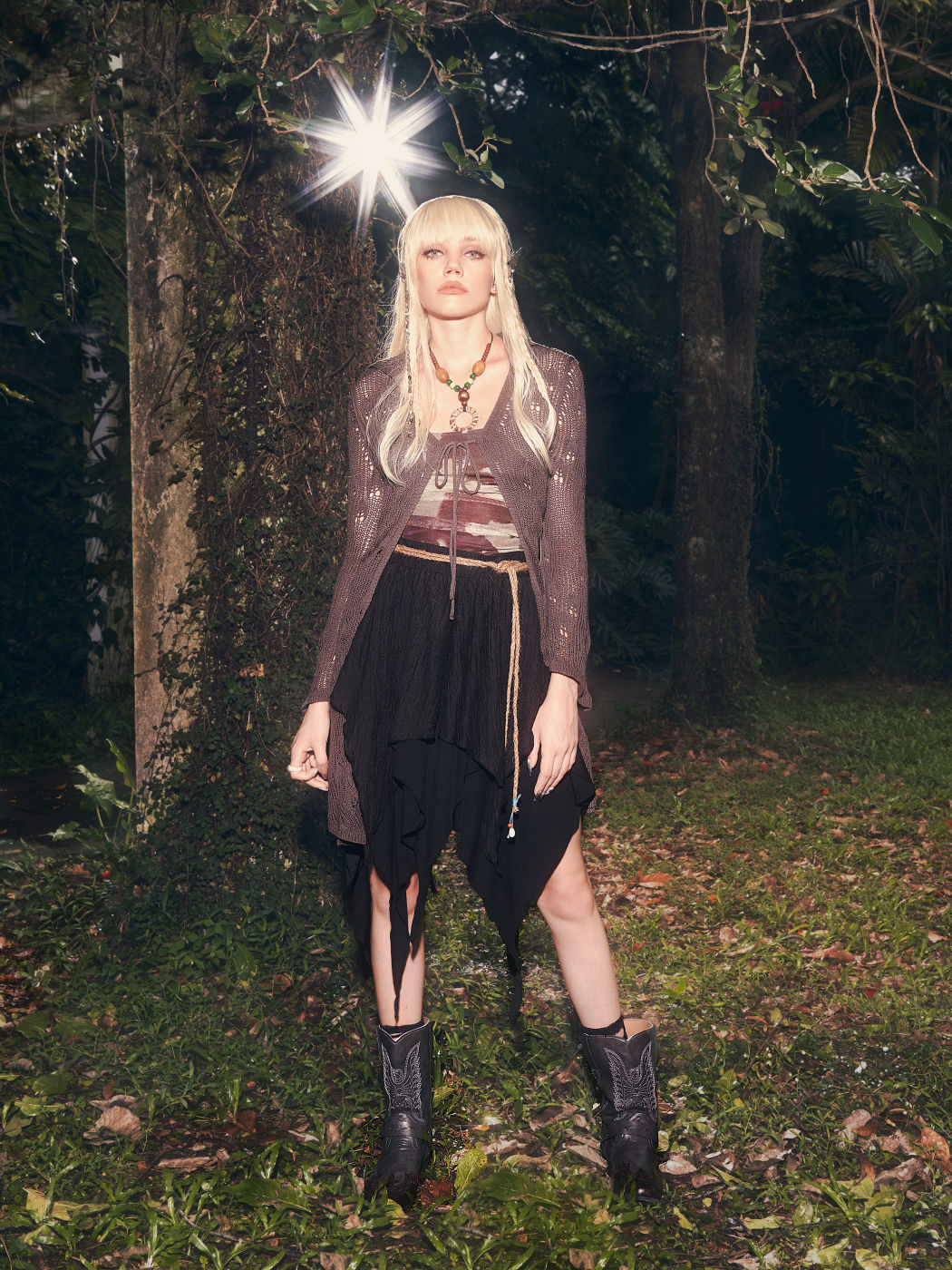  Feenhafter Grunge Asymmetrischer Rock