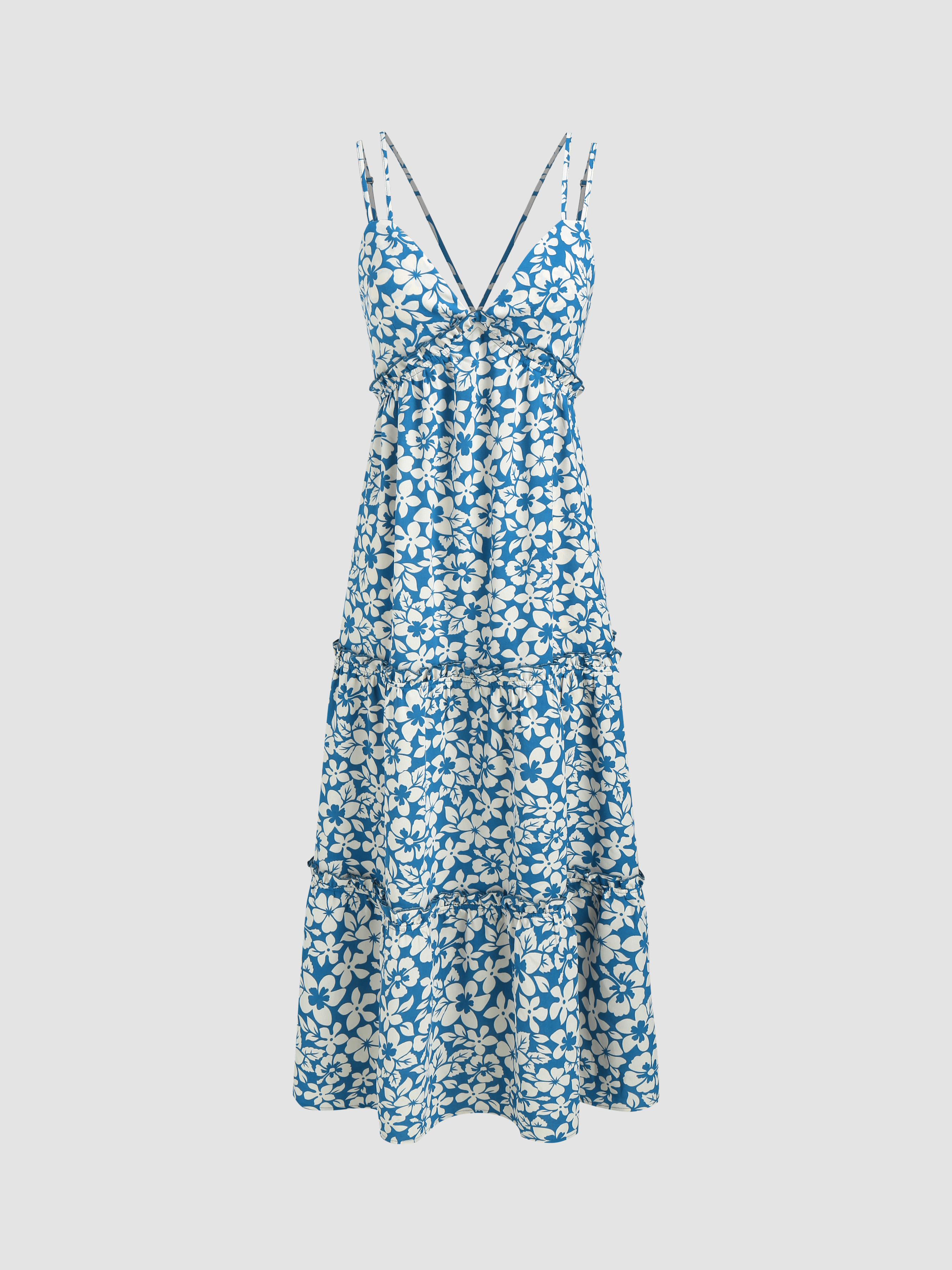 Island Dreamer Floral Maxi Dress Cider