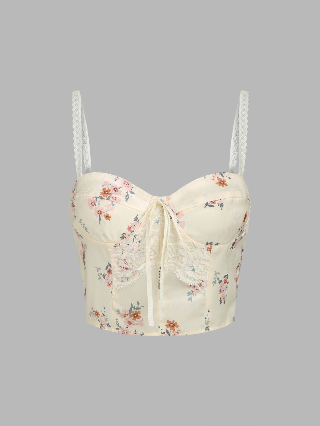  Floral Lace Tank Top