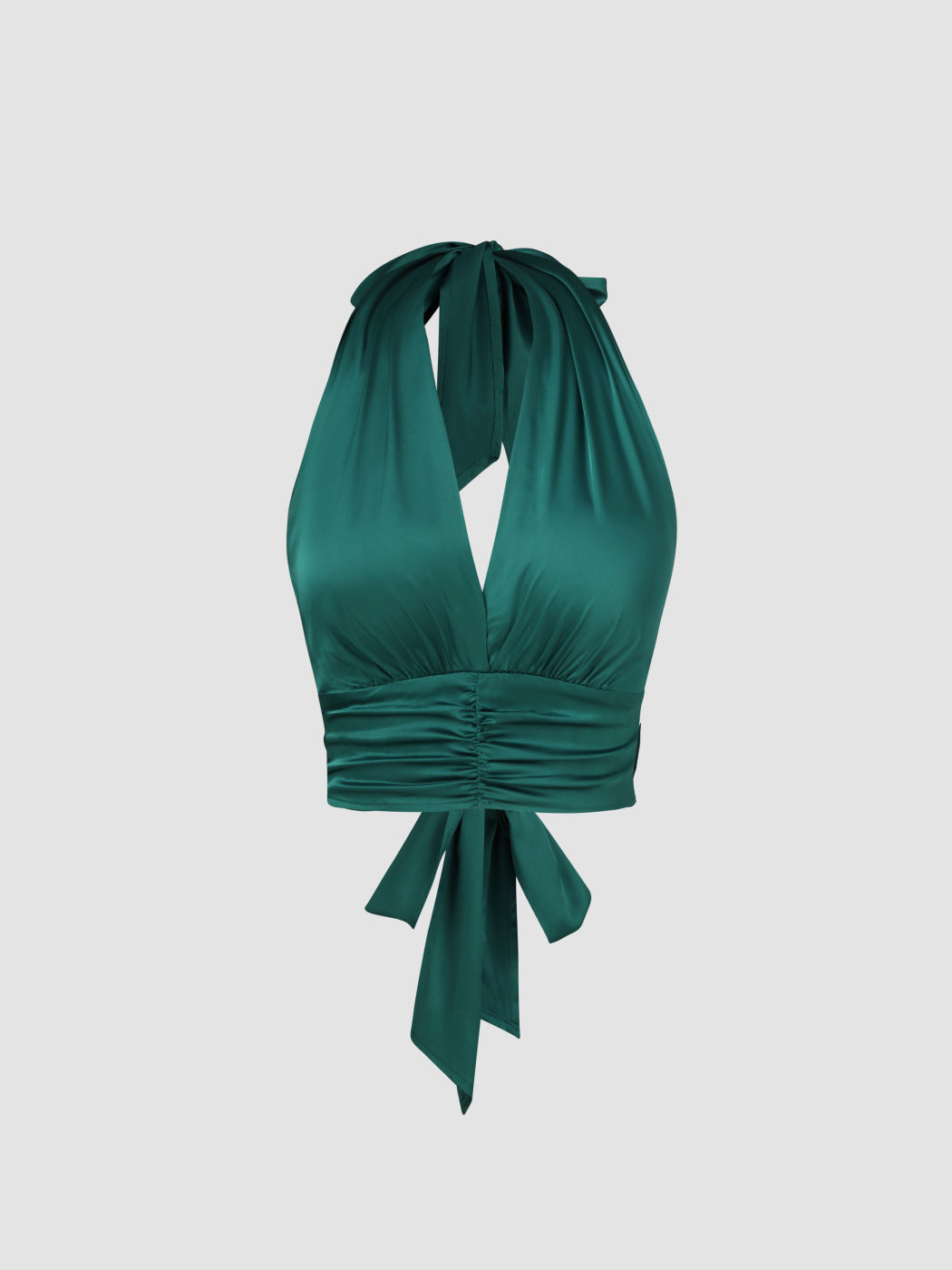 Halter Backless Knotted Tank Top