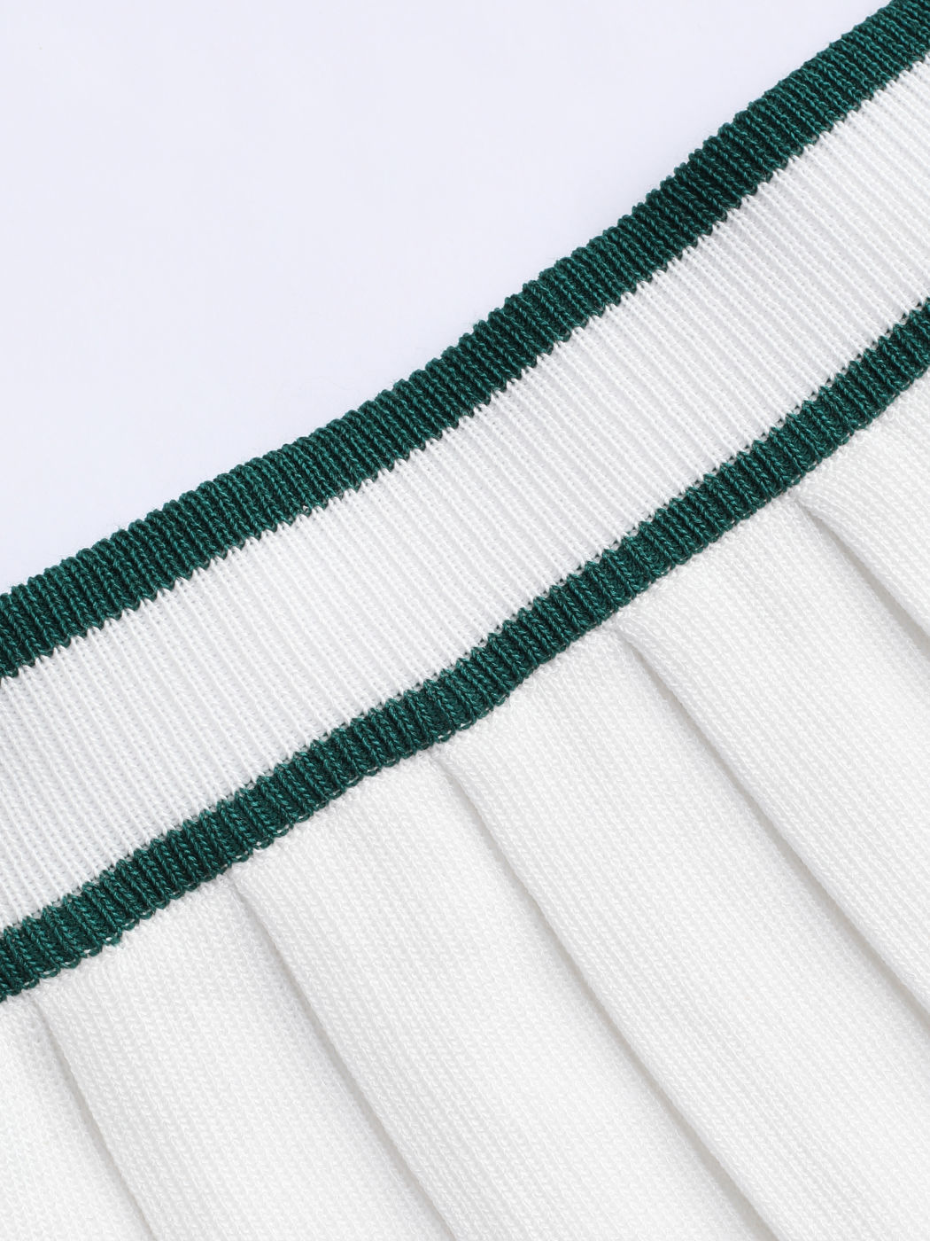 Knit Mini Pleated Skirt Curve & Plus