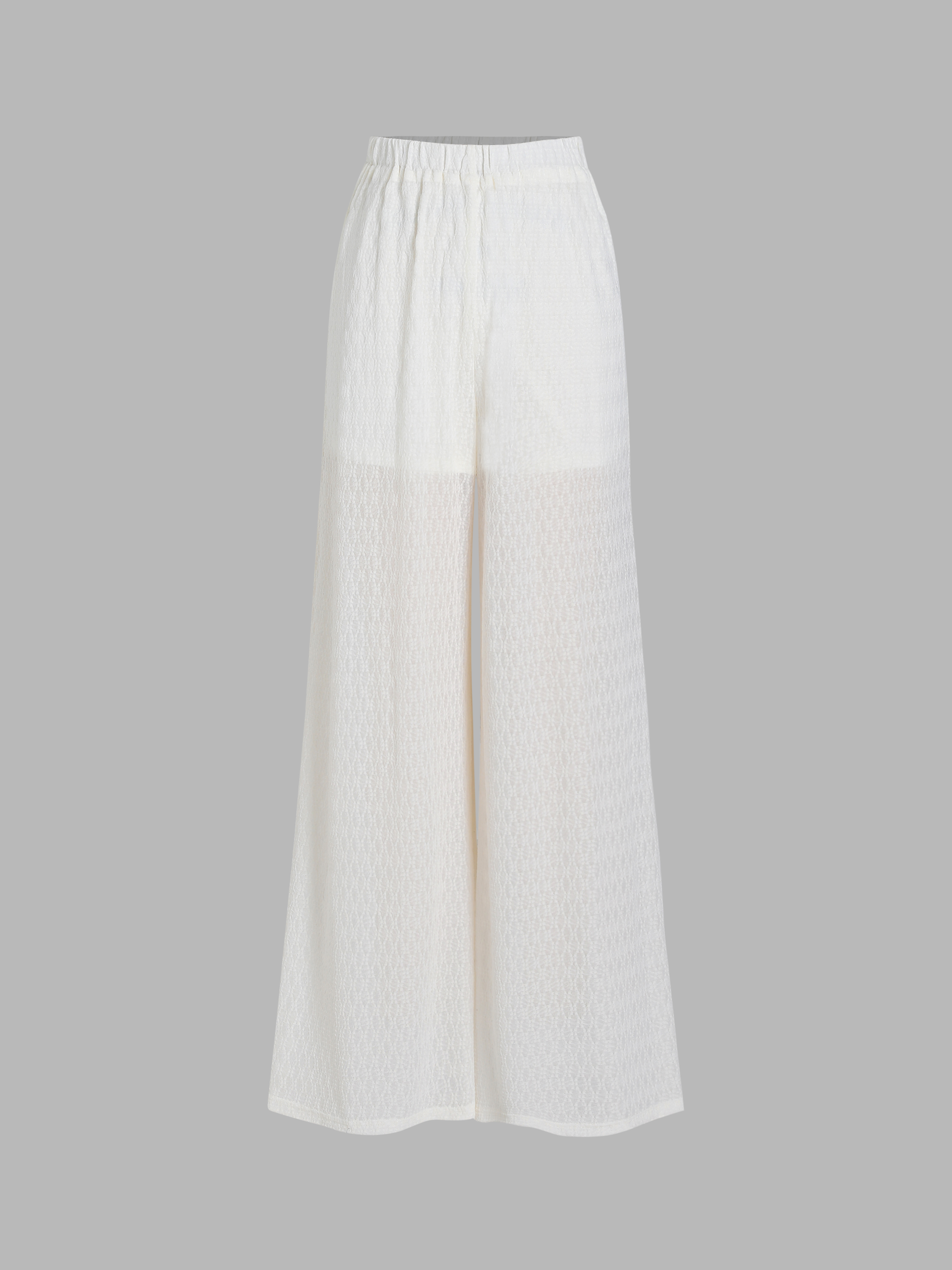Moomaya Printed Elastic Waist Wide Leg Lace Palazzo Pants With Lace Casual  Cotton Bottoms - Walmart.com