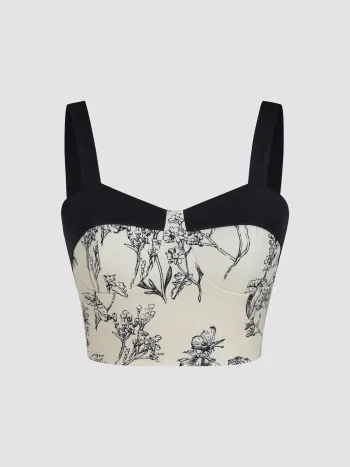 Dark Garden Haut Court Tank Top
