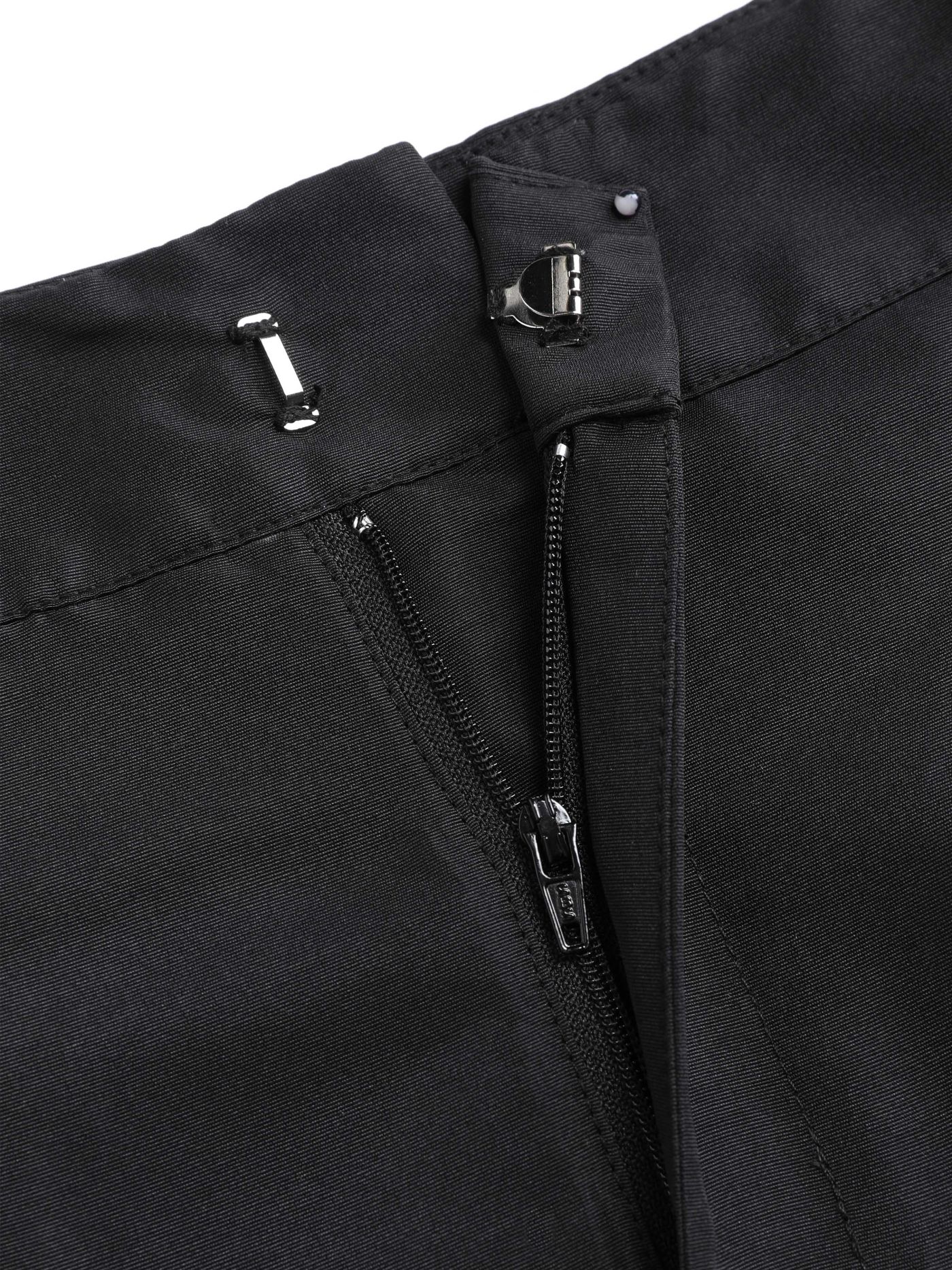 Recycled Fabric Solid Pleated Mini Shorts