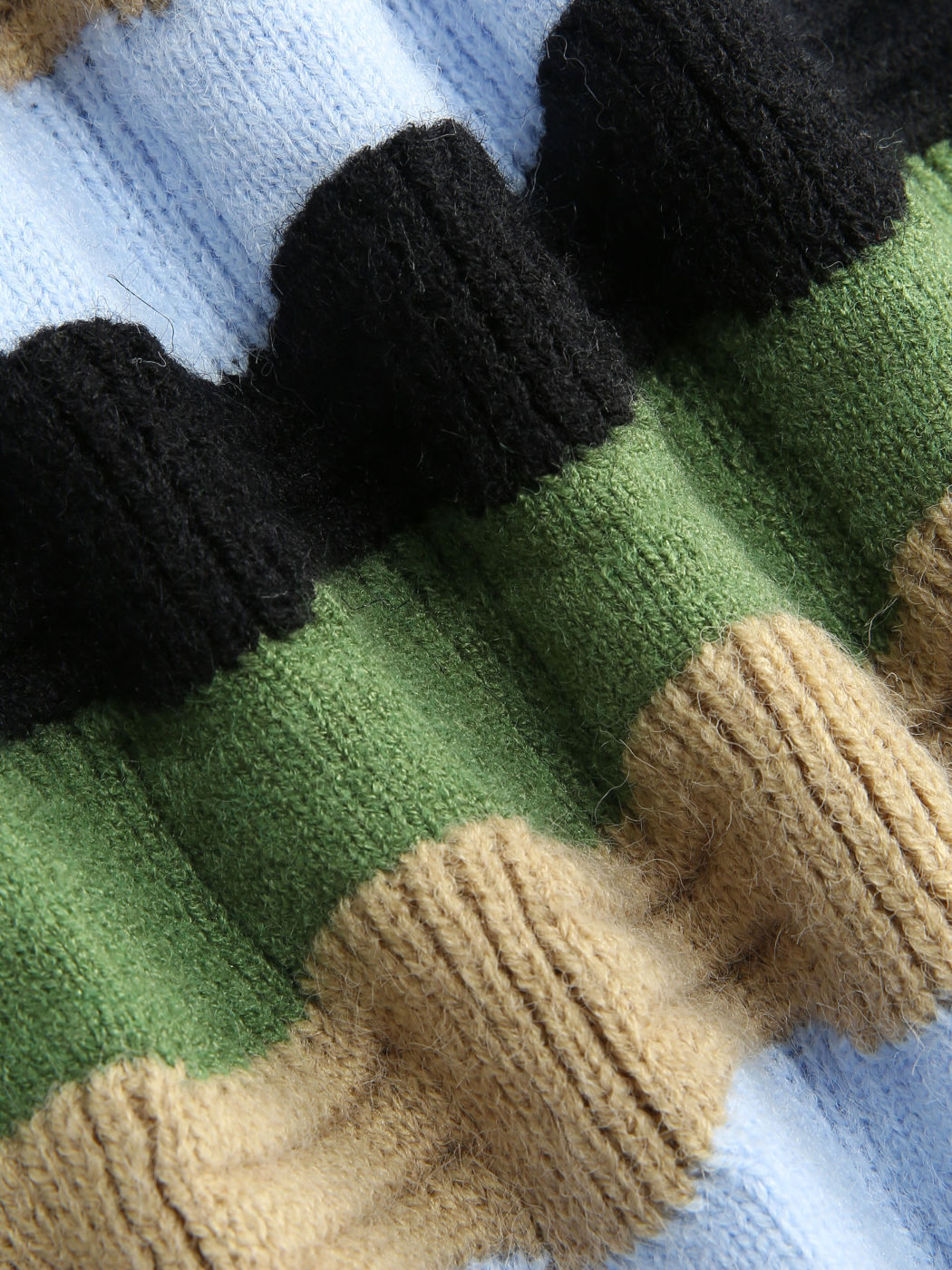 Contrasting Striped Sweater Vest