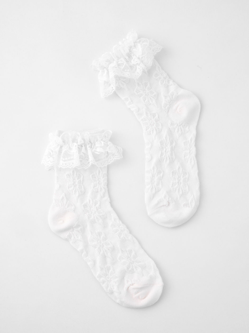 Lace Trim Socks