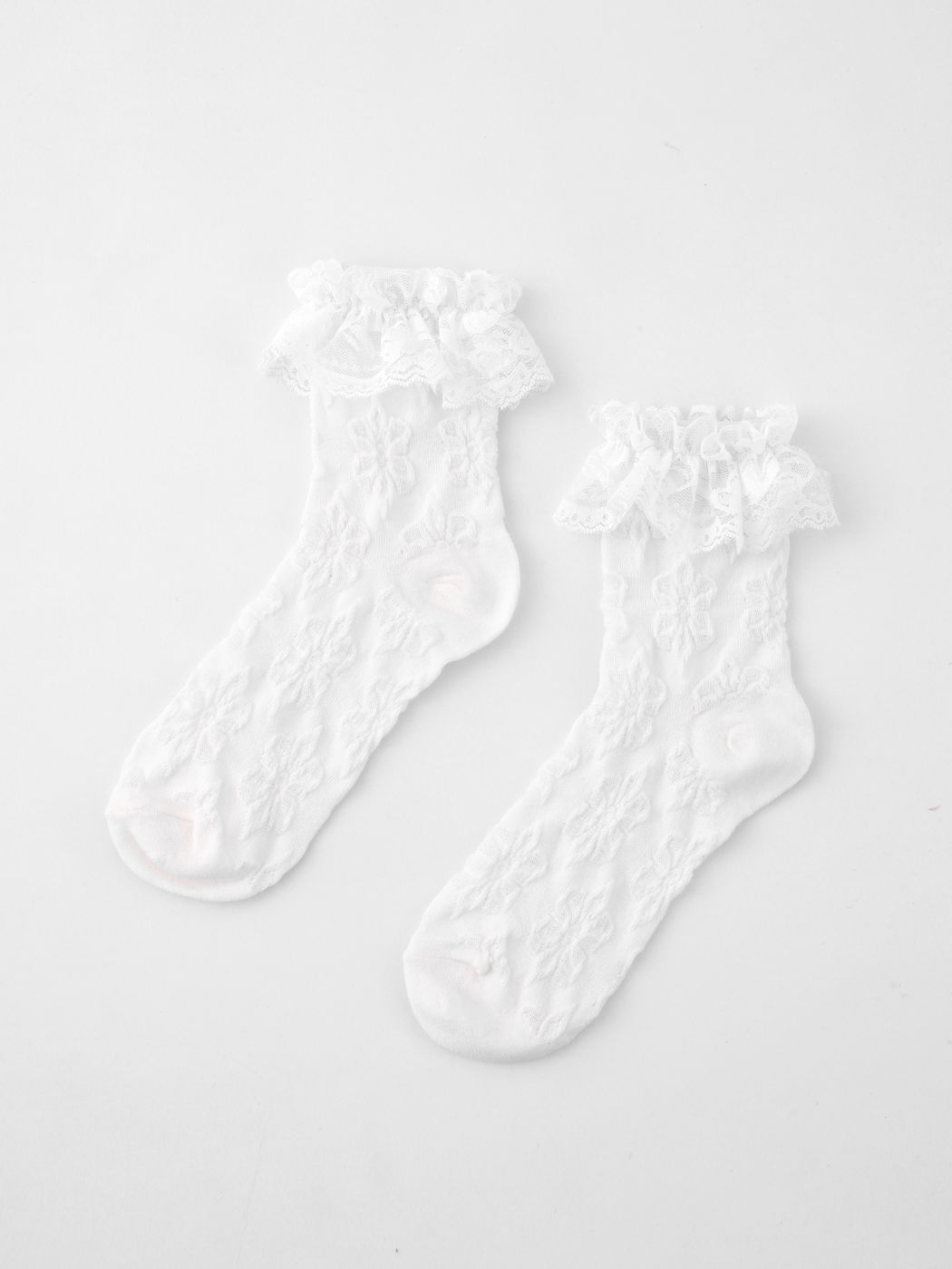 Lace Trim Socks